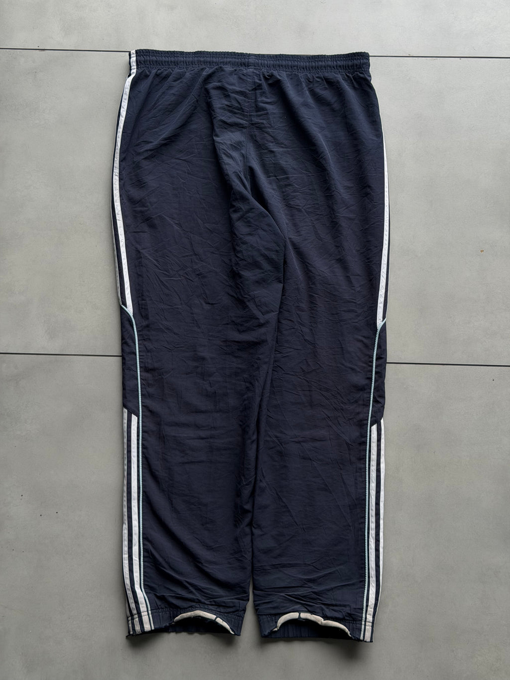 ADIDAS ORGINAL BLUE STRIPE TRACK PANT-[XXXXL-40]
