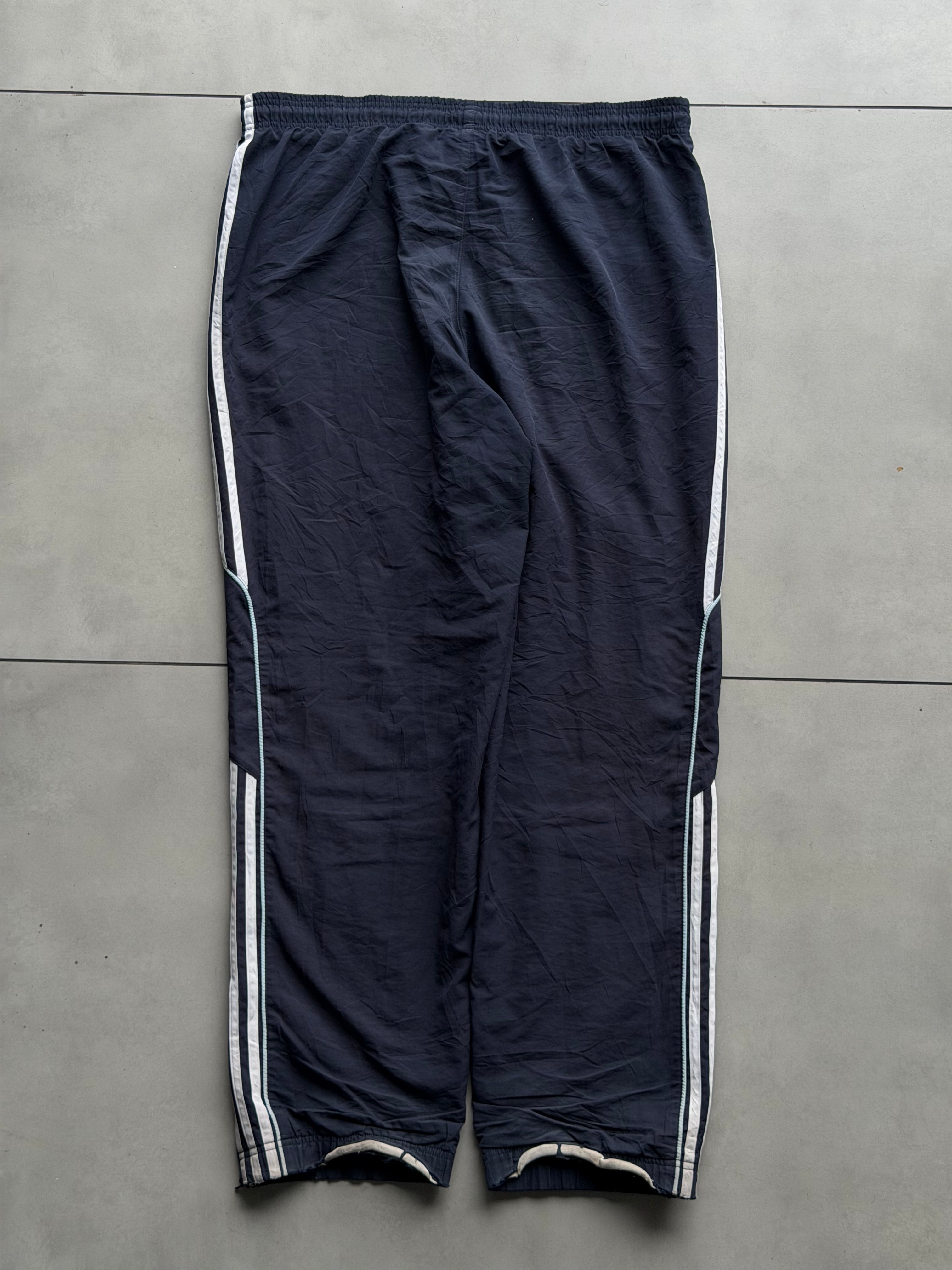 ADIDAS ORGINAL BLUE STRIPE TRACK PANT-[XXXXL-40]