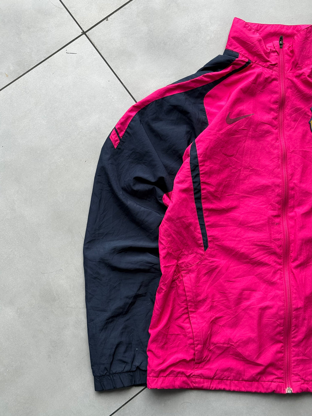 FC BARCELONA VINTAGE FOOTBALL JACKET-M