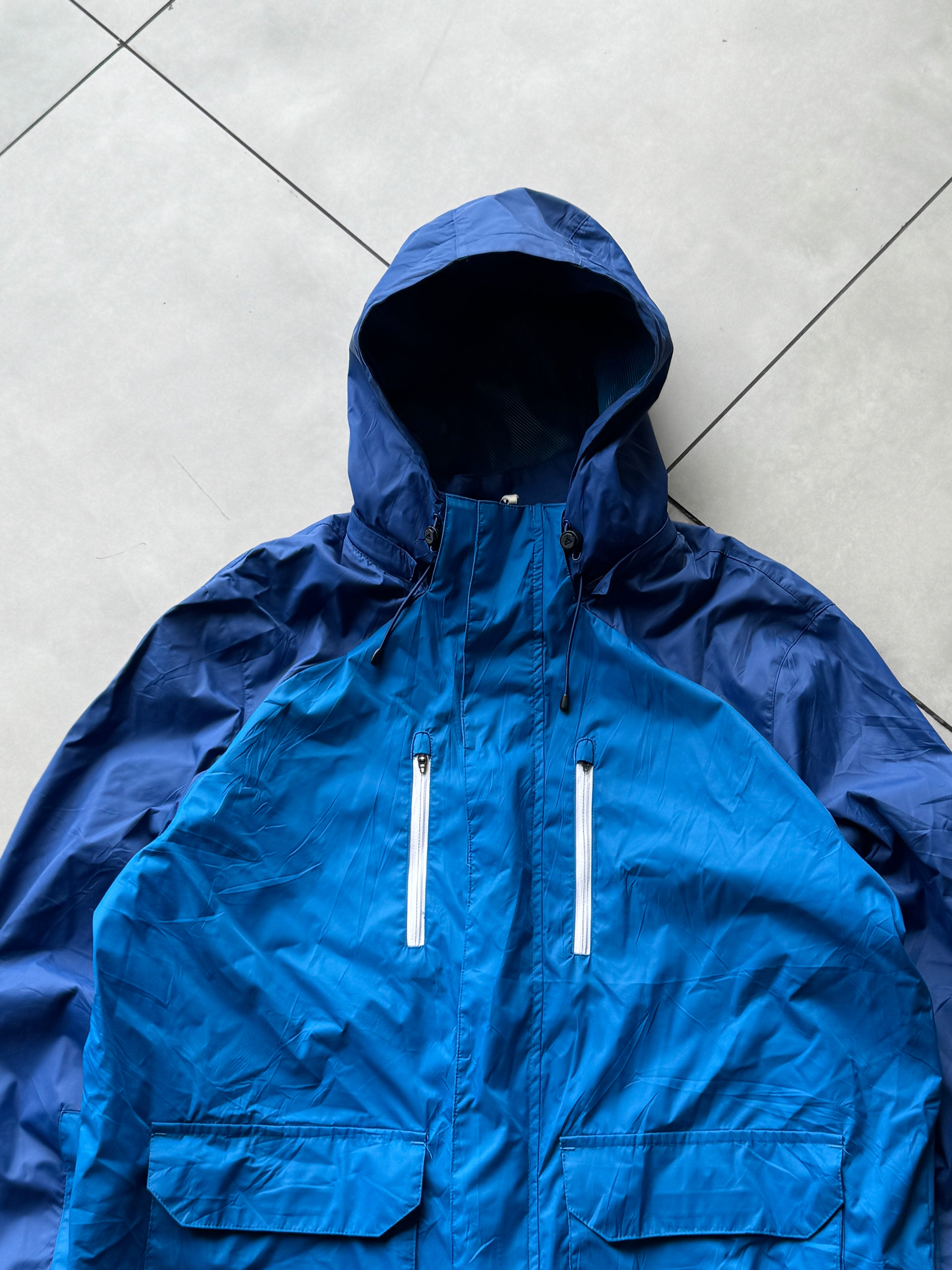ADIDAS HOODIED VTG TRECKING WINBREAKER- XL