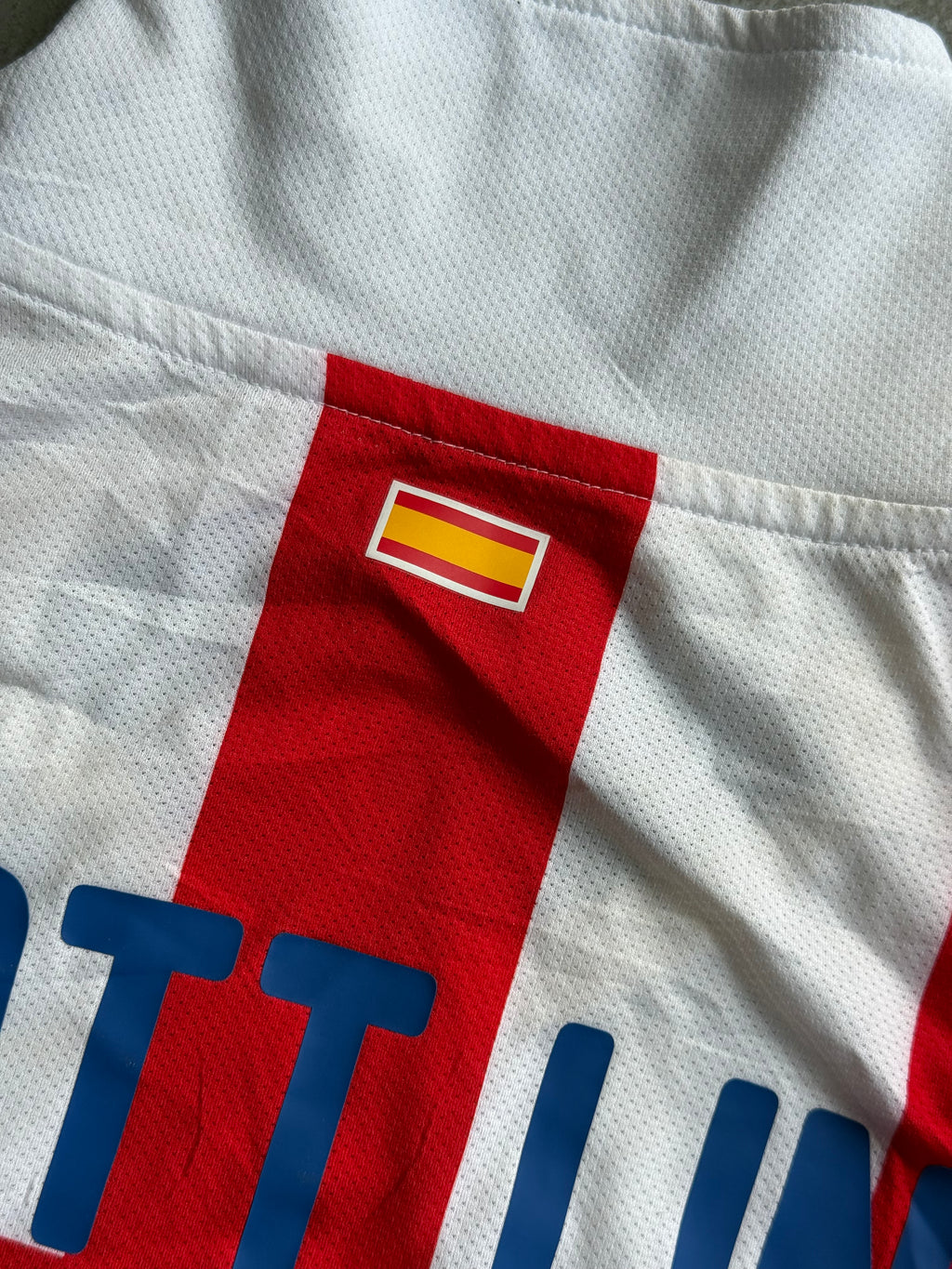 2010-ATLETICO MADRID HOME VINTAGE SHIRT-XL