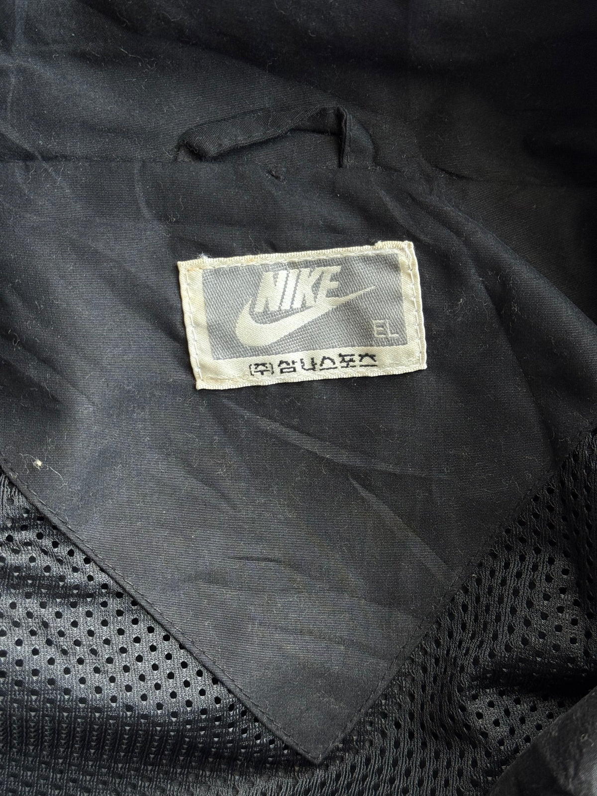 NIKE BLACK VINTAGE JACKET-L/XL