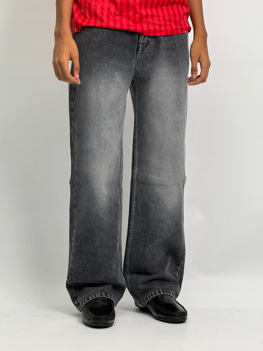 CHARCOAL GREY BAGGY