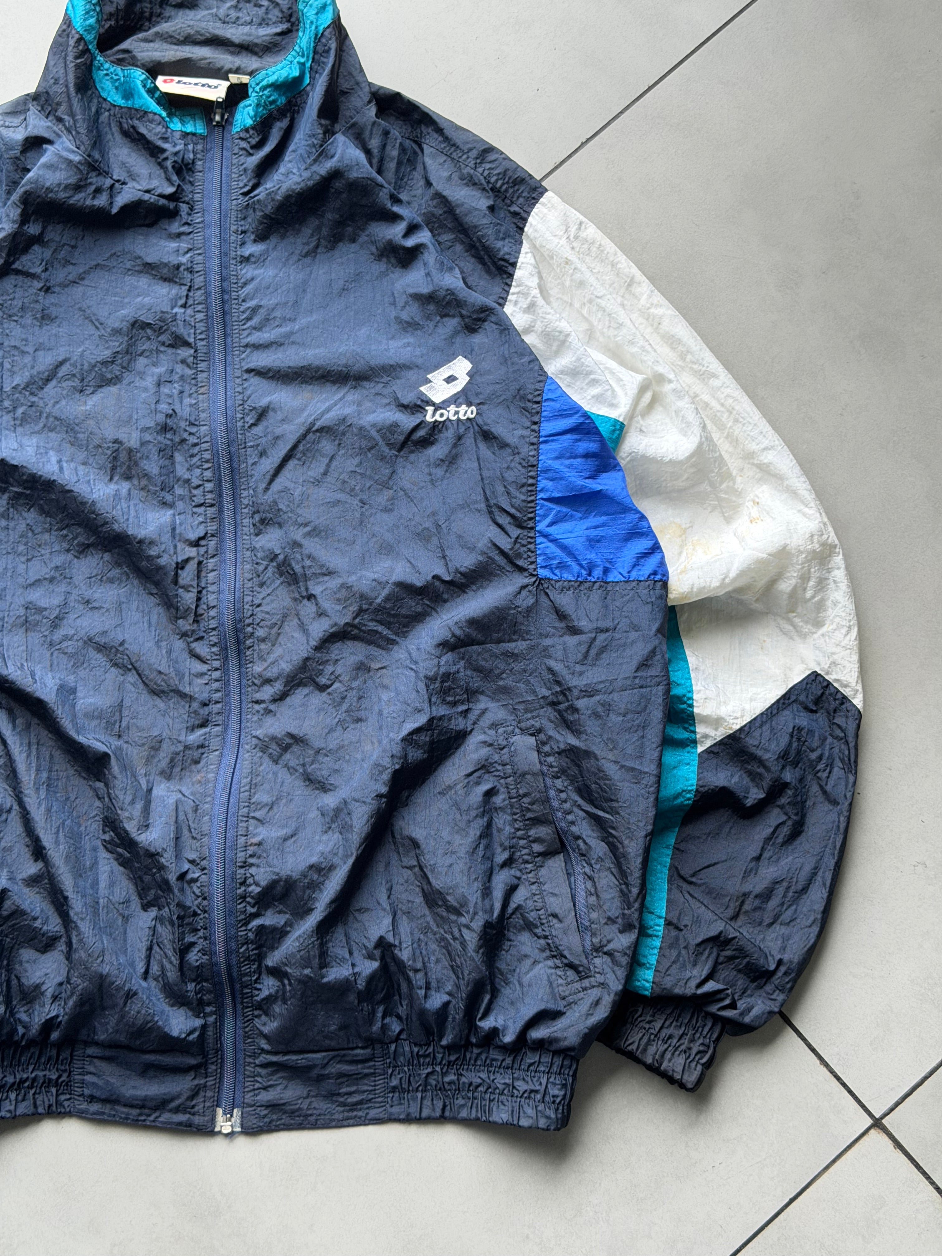 VINTAGE LOTTO NAVY BLUE -L