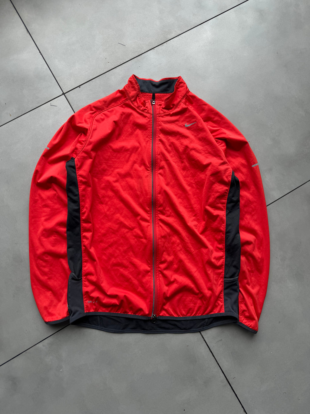 NIKE VINTAGE Y2K TRACK JACKET RED-M