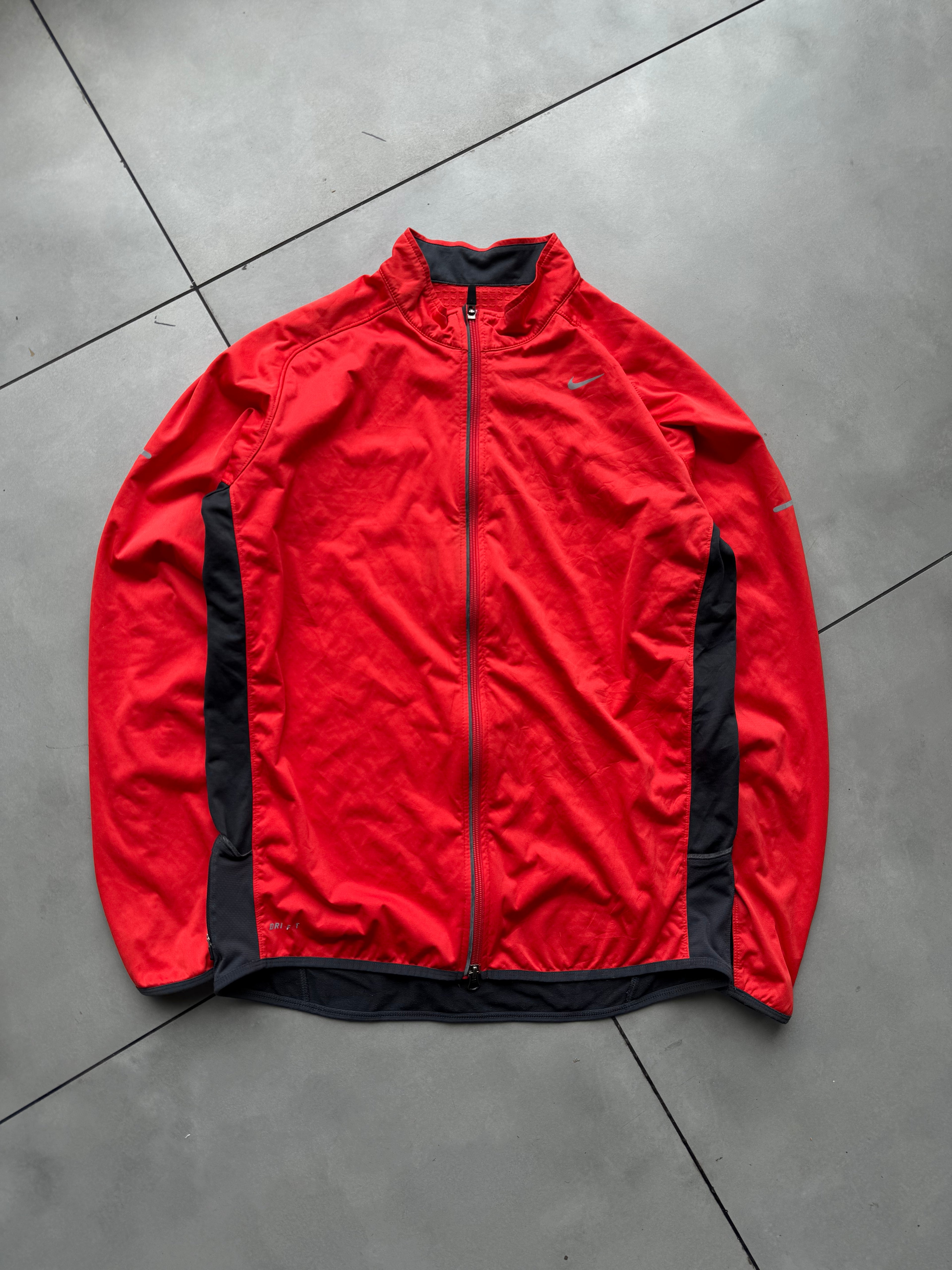 NIKE VINTAGE Y2K TRACK JACKET RED-M