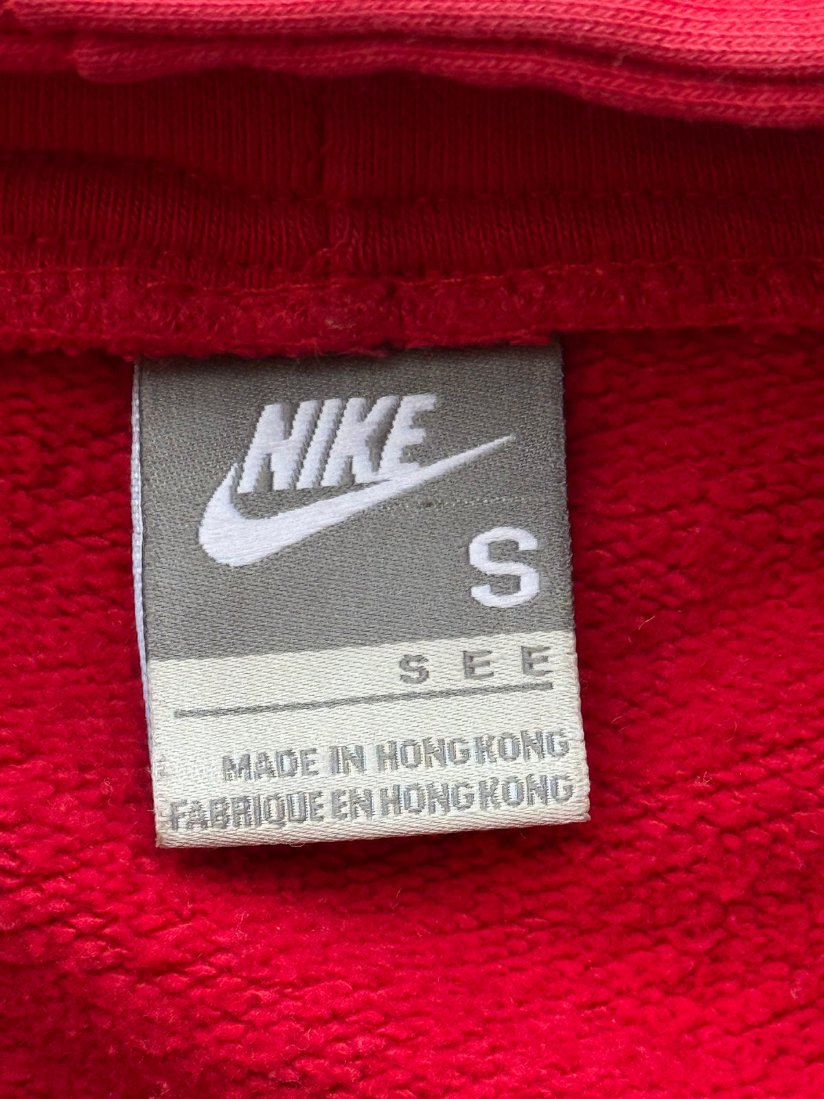 VINTAGE NIKE HOODIES RED