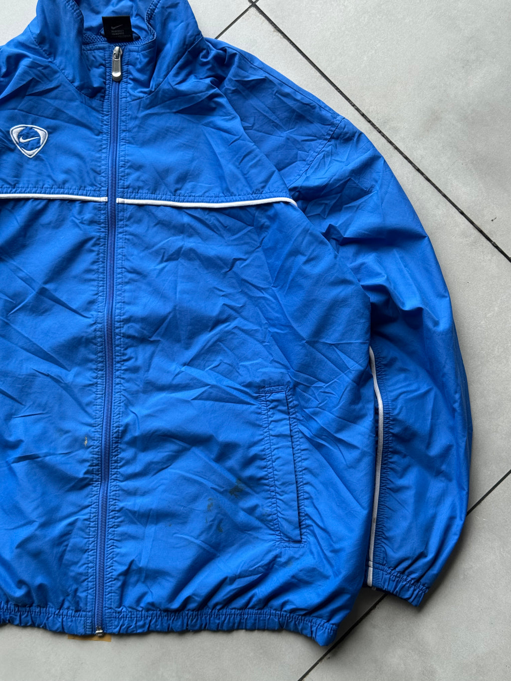 NIKE SWOOSH BLUE VTG JACKET-XXL