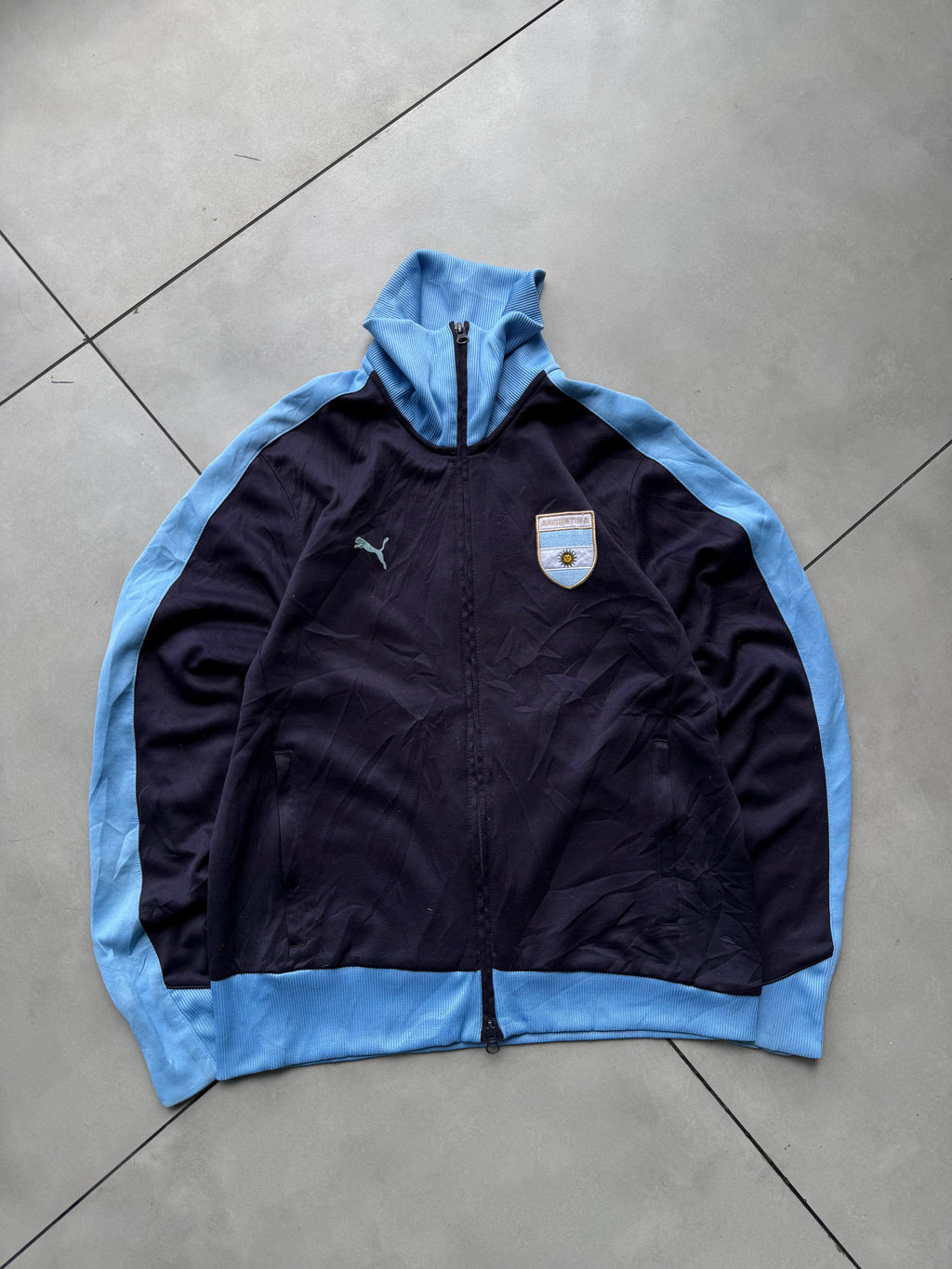 ARGENTINA VINTAGE FOOTBALL JACKET-M