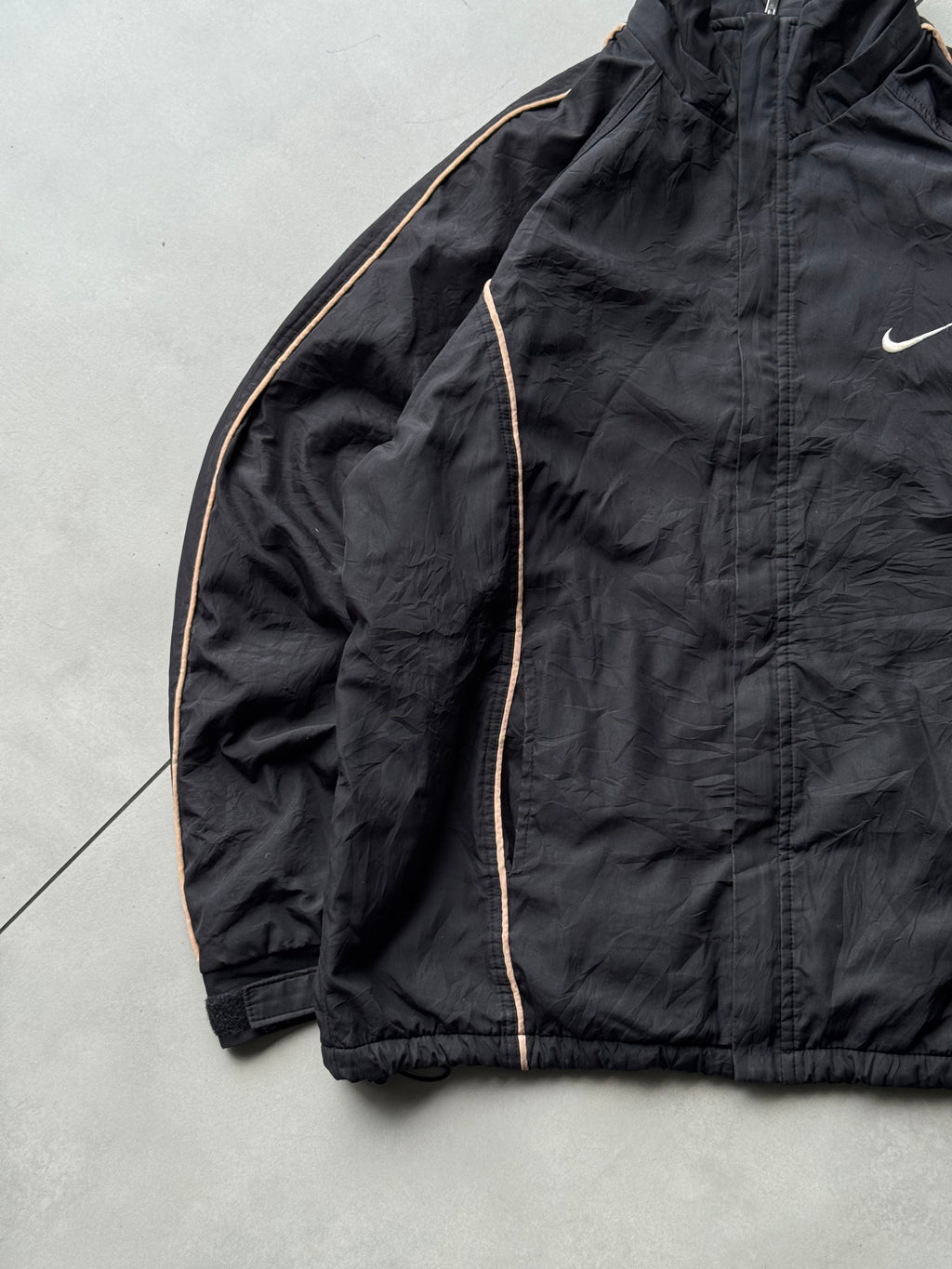 NIKE SWOOSH BLACK VTG JACKET-XL