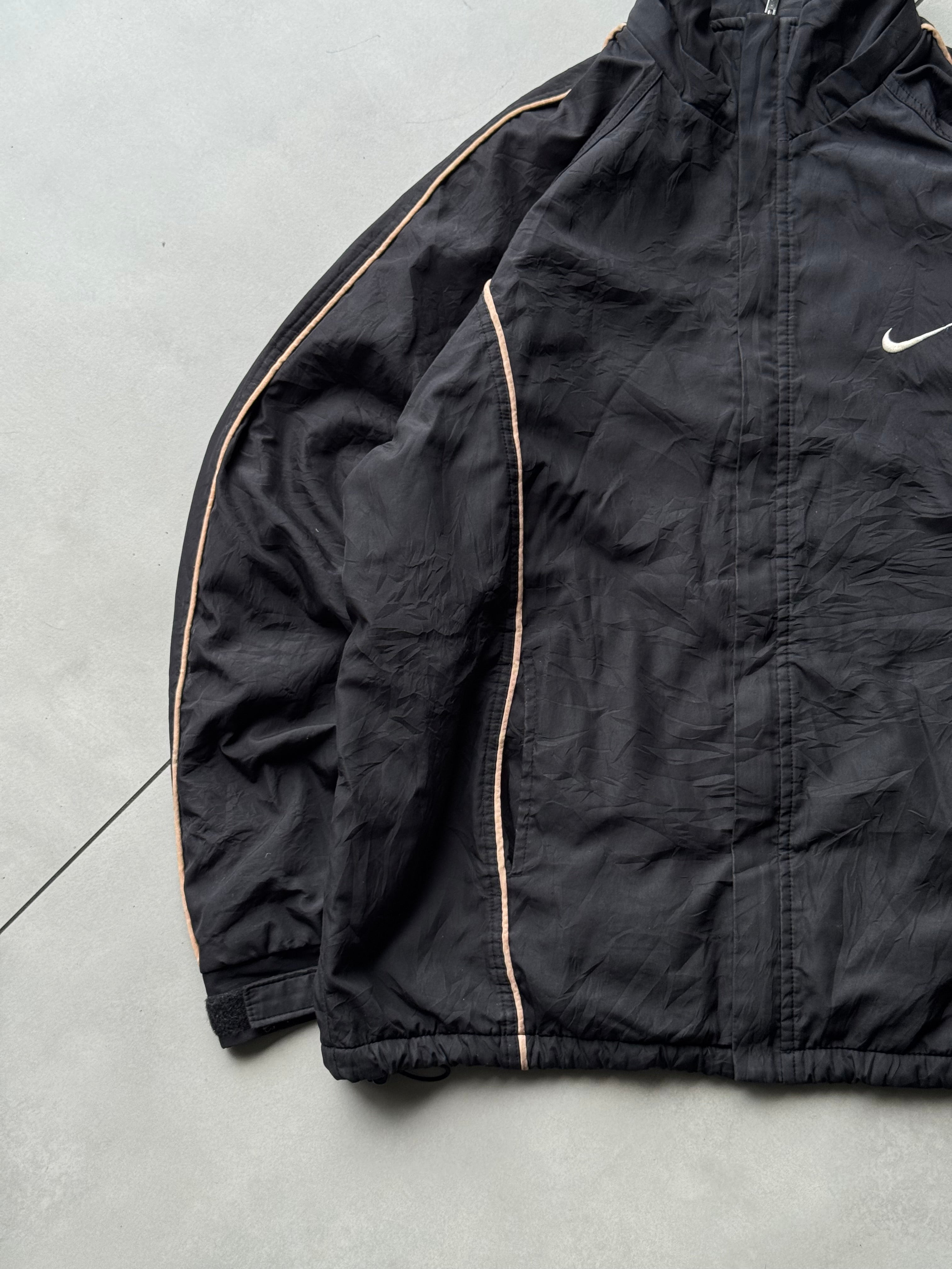 NIKE SWOOSH BLACK VTG JACKET-XL
