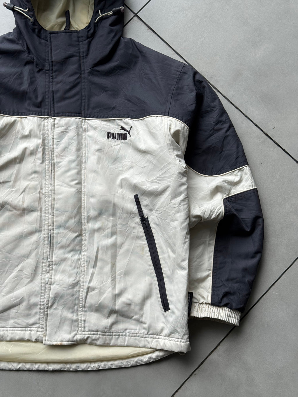 PUMA HOODIED VTG JACKET-M