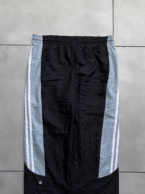VINTAGE  ADIDAS BLACK TRACK [ L -32]