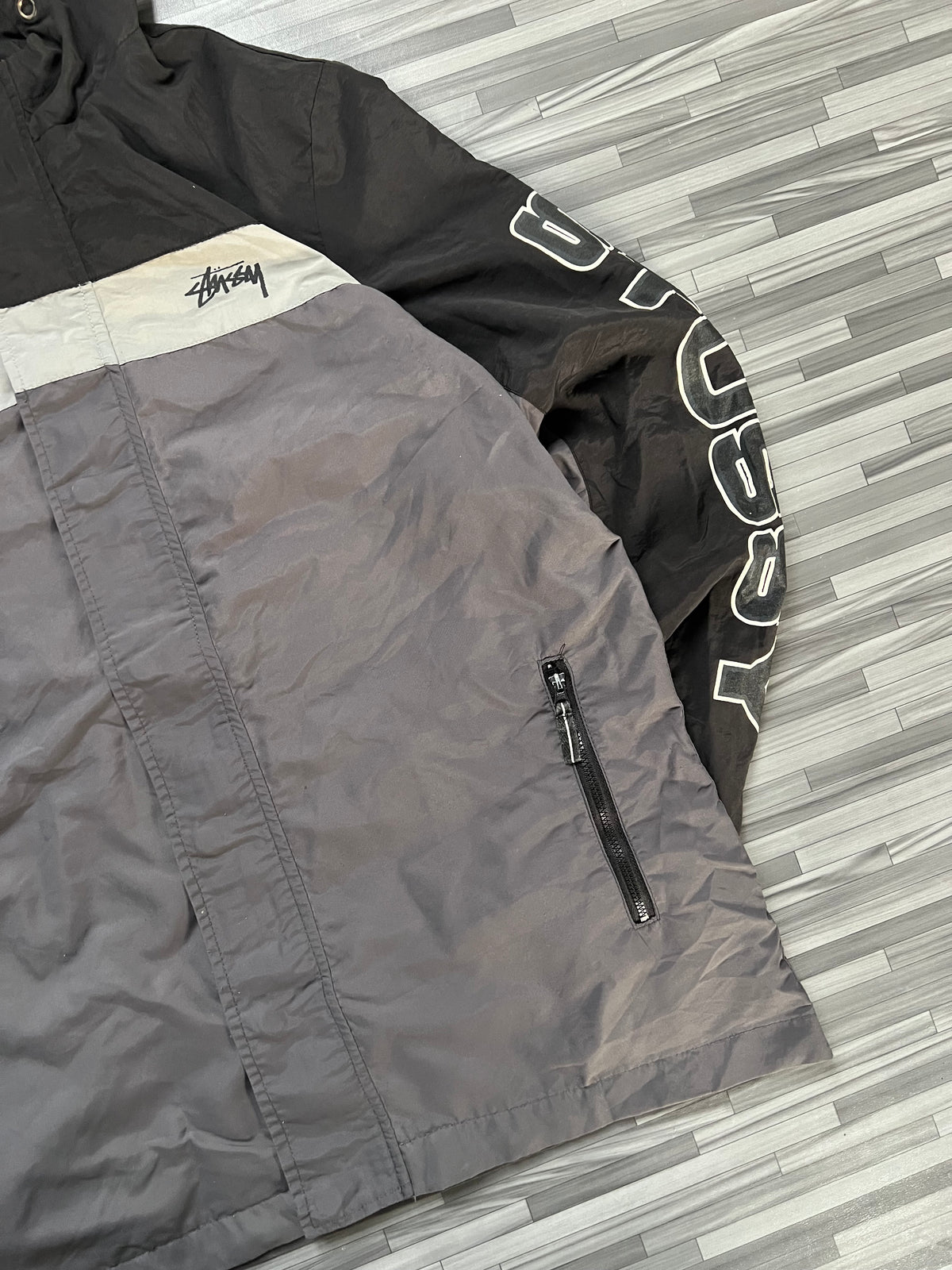 VINTAGE STUSSY JACKET-L