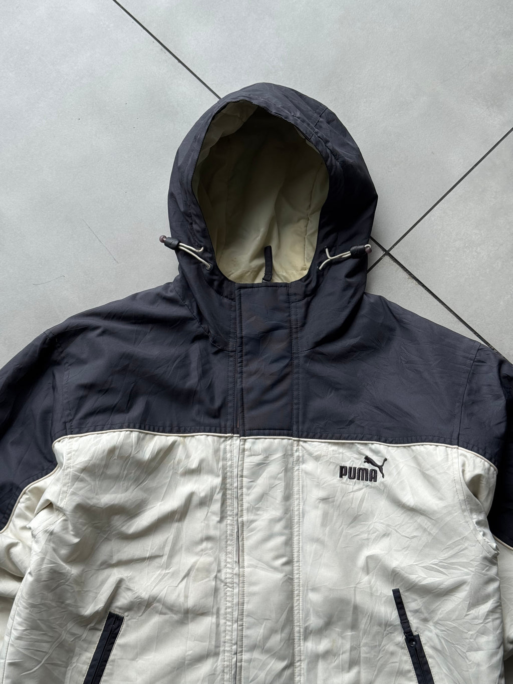 PUMA HOODIED VTG JACKET-M