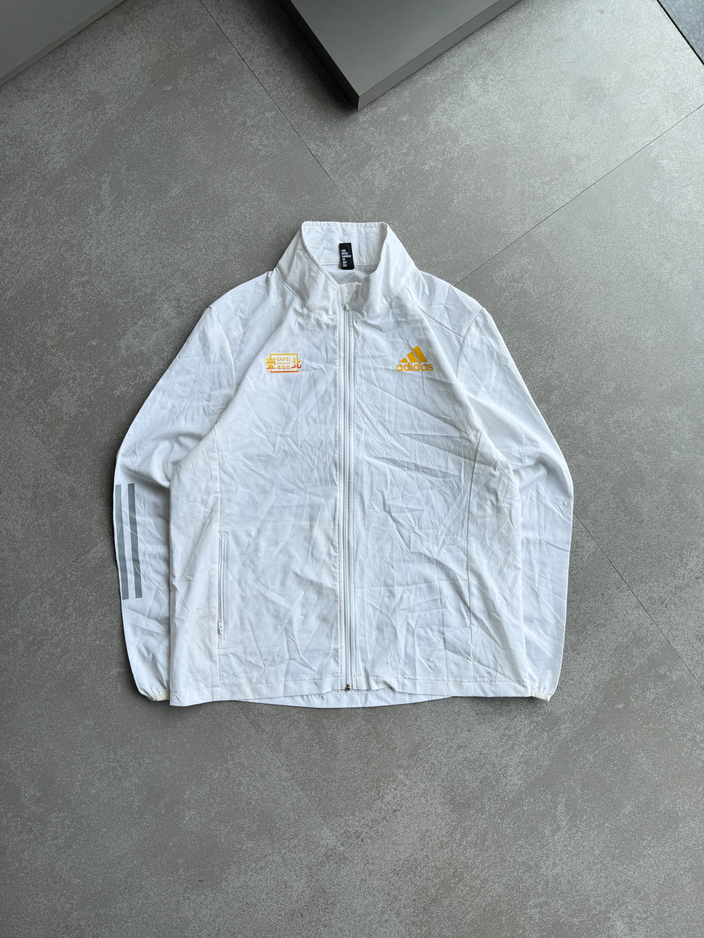 ADIDAS JACKET WHITE -M