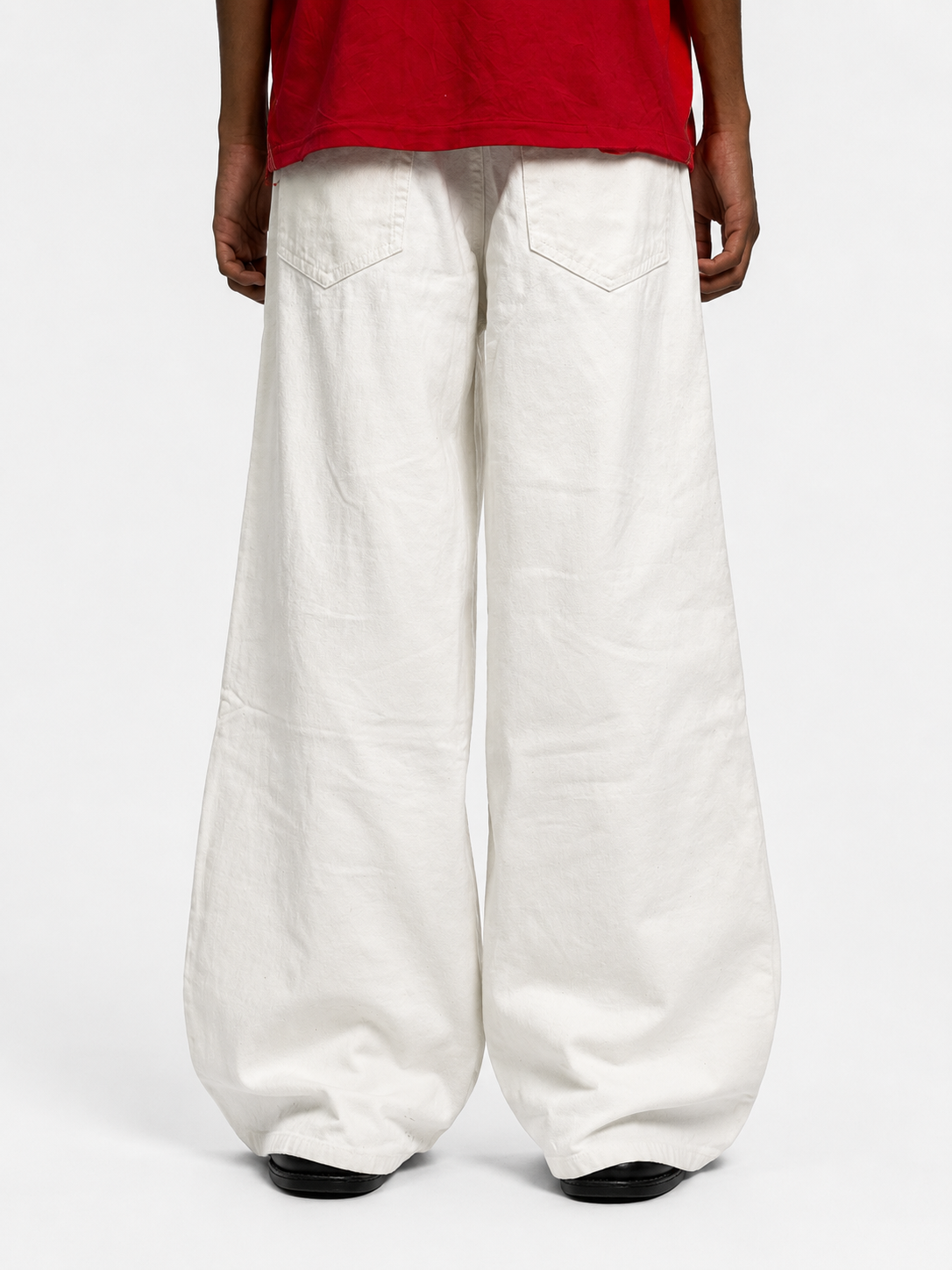 OWN WHITE WIDE-LEG