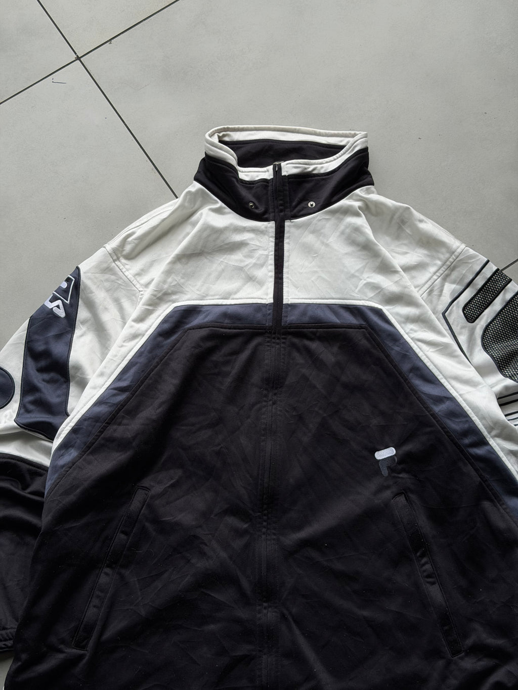 VINTAGE FILA TRACK JACKET-XL