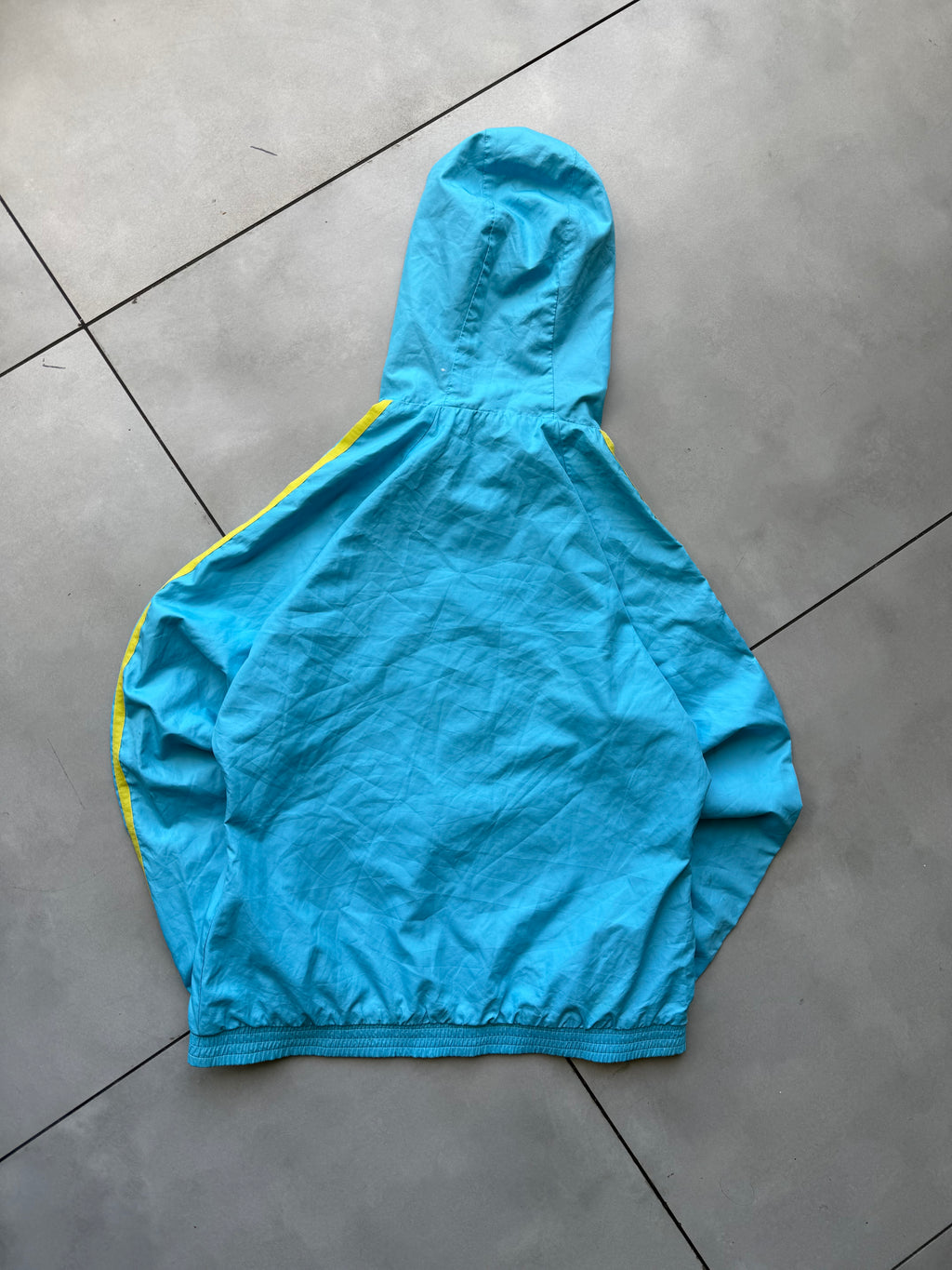 VINTAGE ADIDAS ORIGINALS REVERSIBLE HOODED WINDBREAKER-S