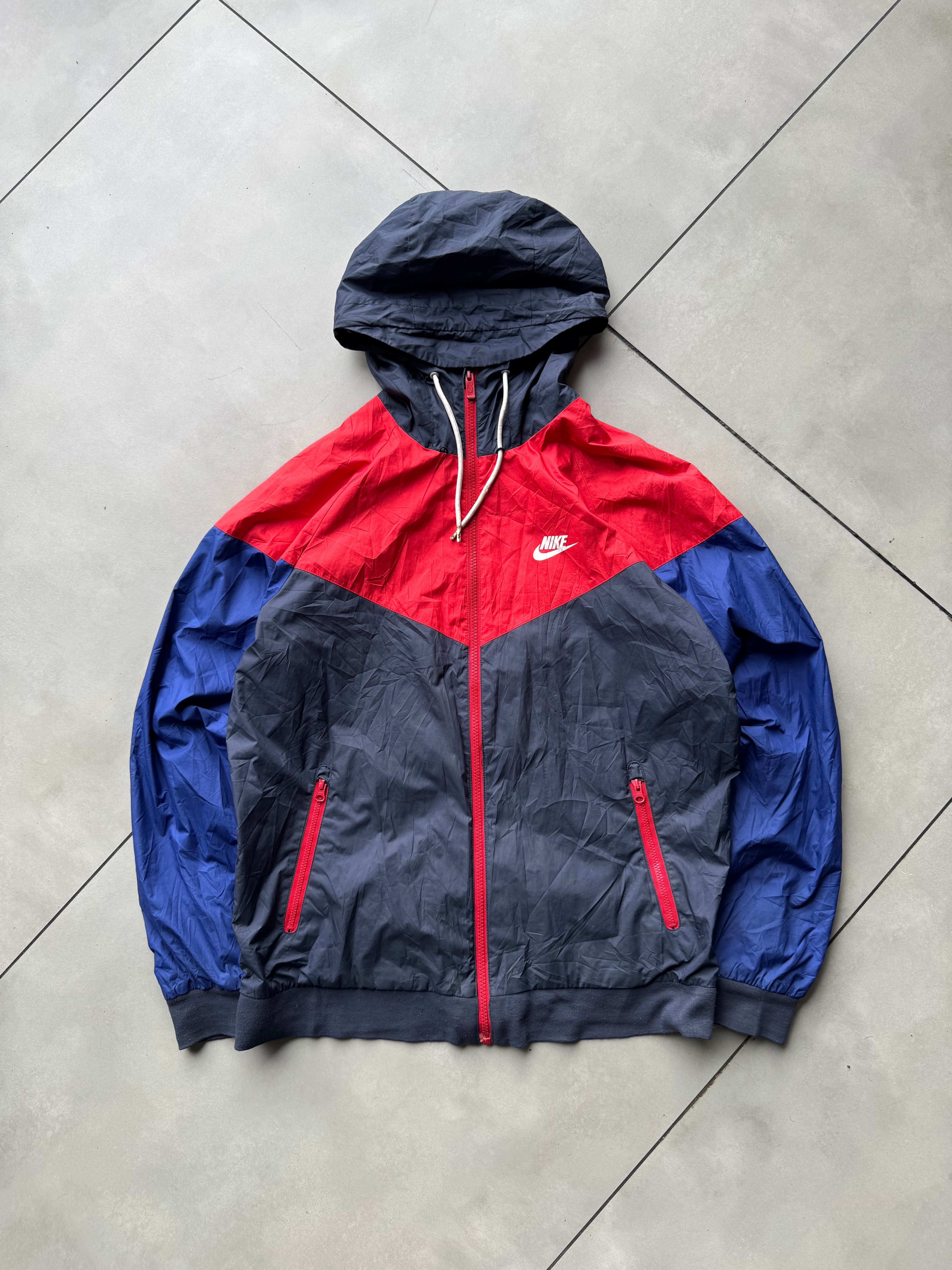 NIKE HOODIED VTG JACKET- L