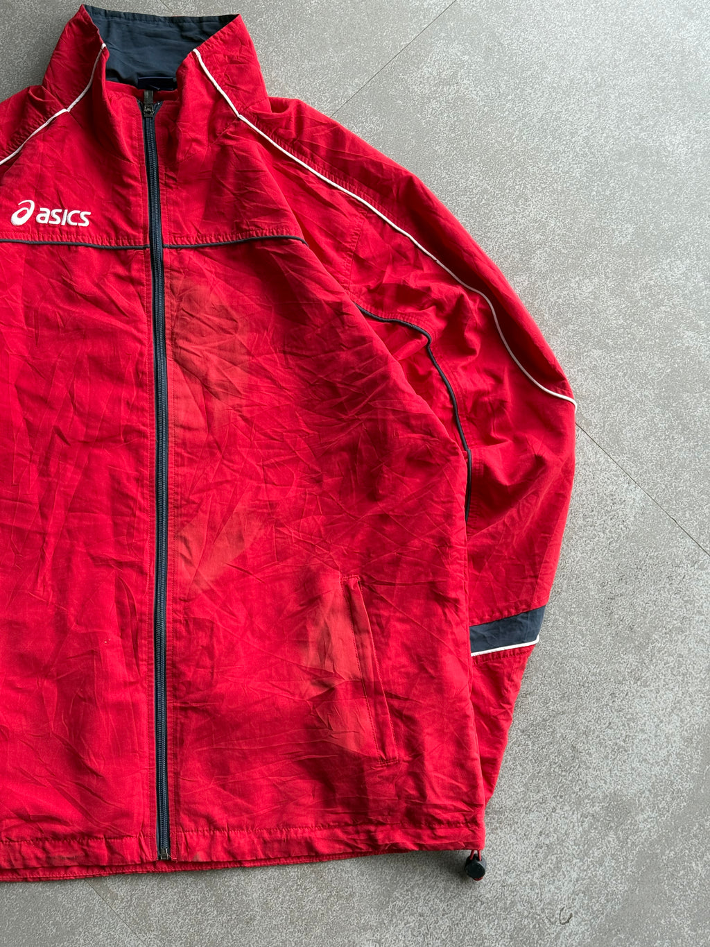 ASICS RED VINTAGE JACKET-L
