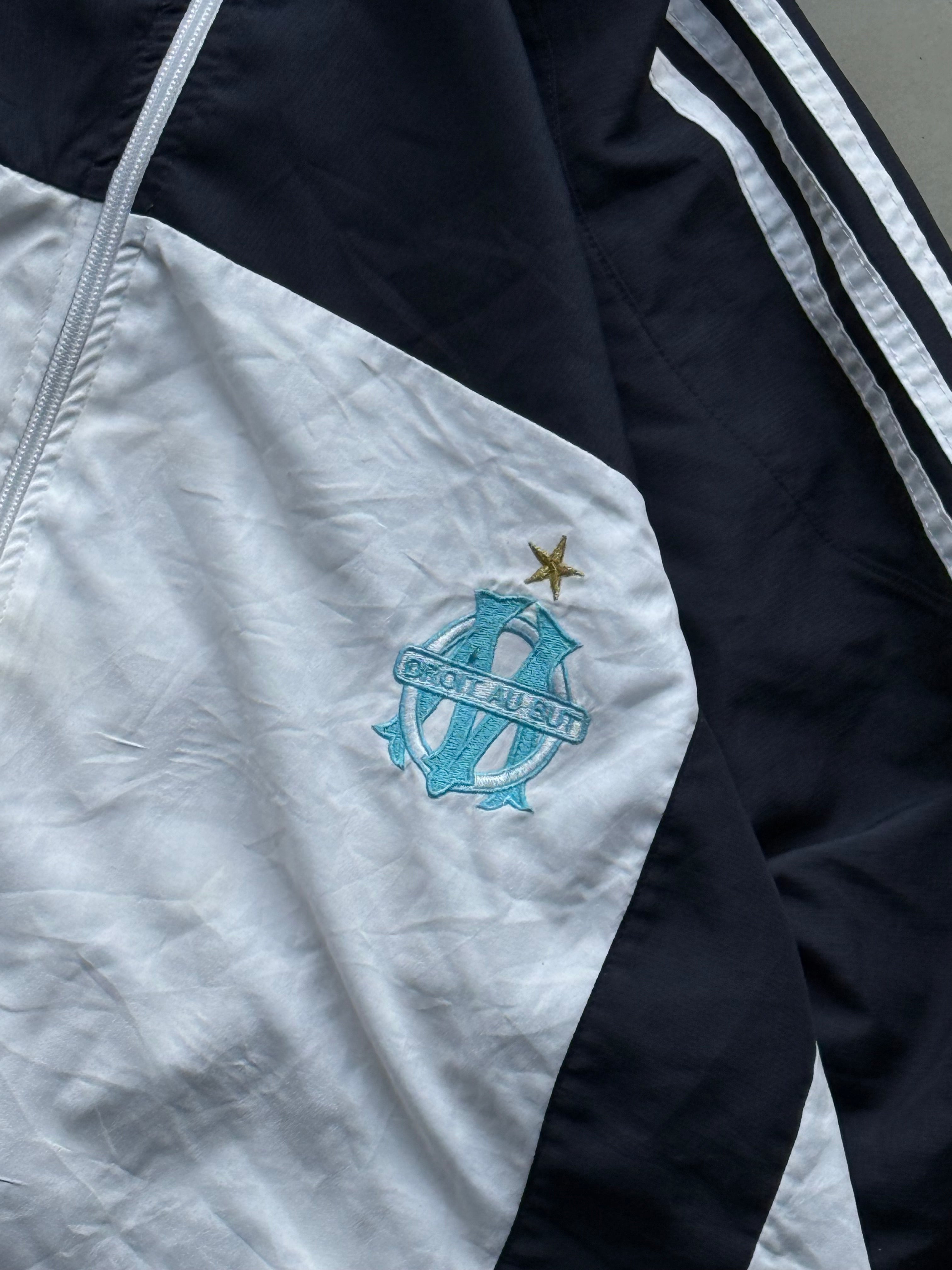 OLYMPIQUE  MARSEILLE ADIDAS TRACK JACKET-L