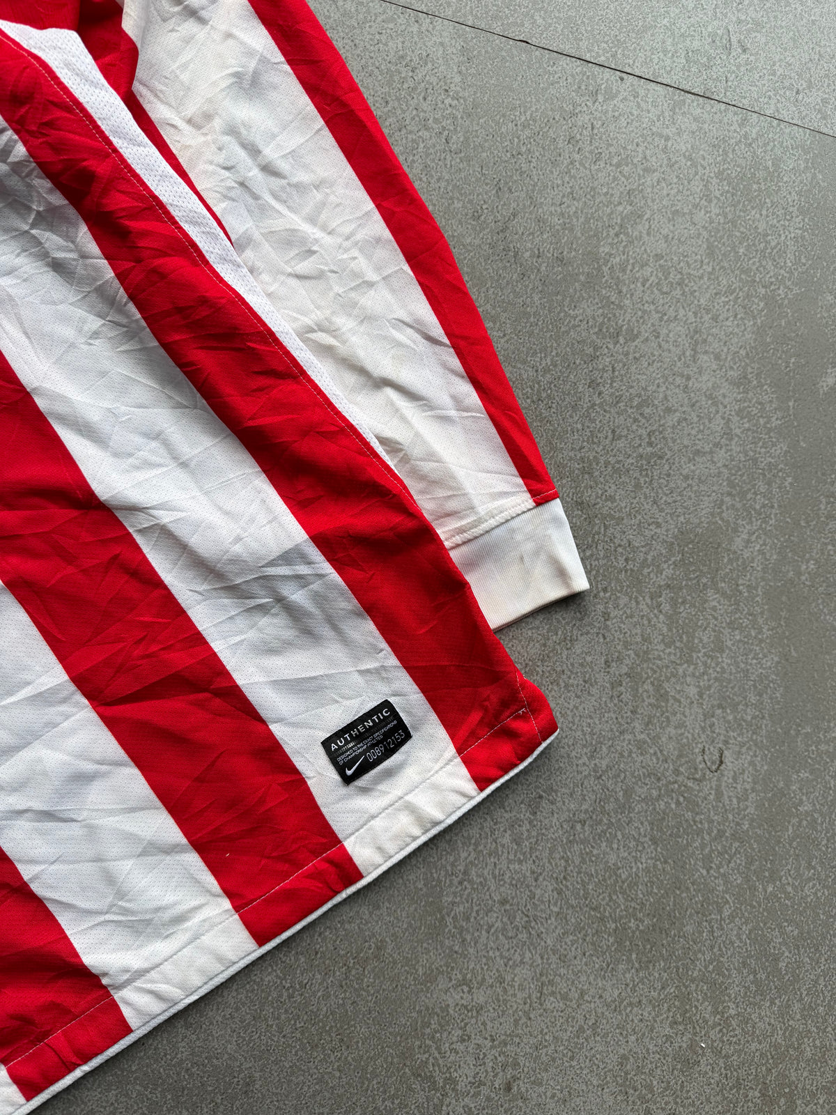 2010-ATLETICO MADRID HOME VINTAGE SHIRT-XL