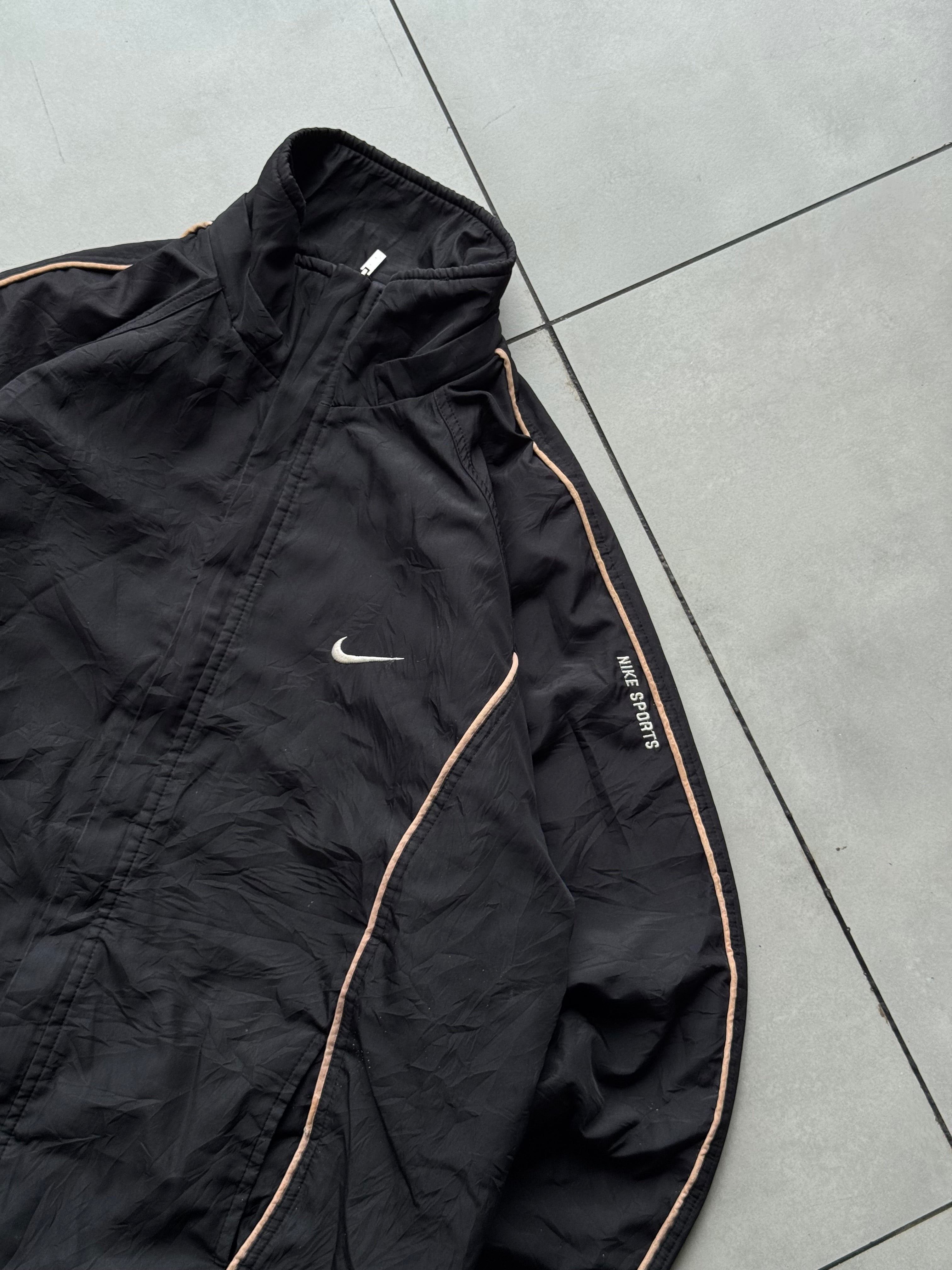NIKE SWOOSH BLACK VTG JACKET-XL
