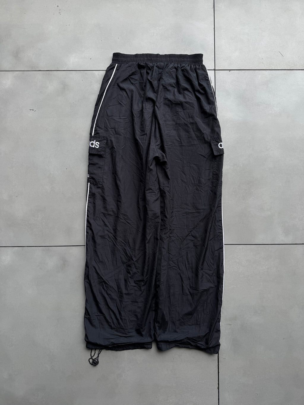VINTAGE BLACK ADIDAS TRACK [ M -30]