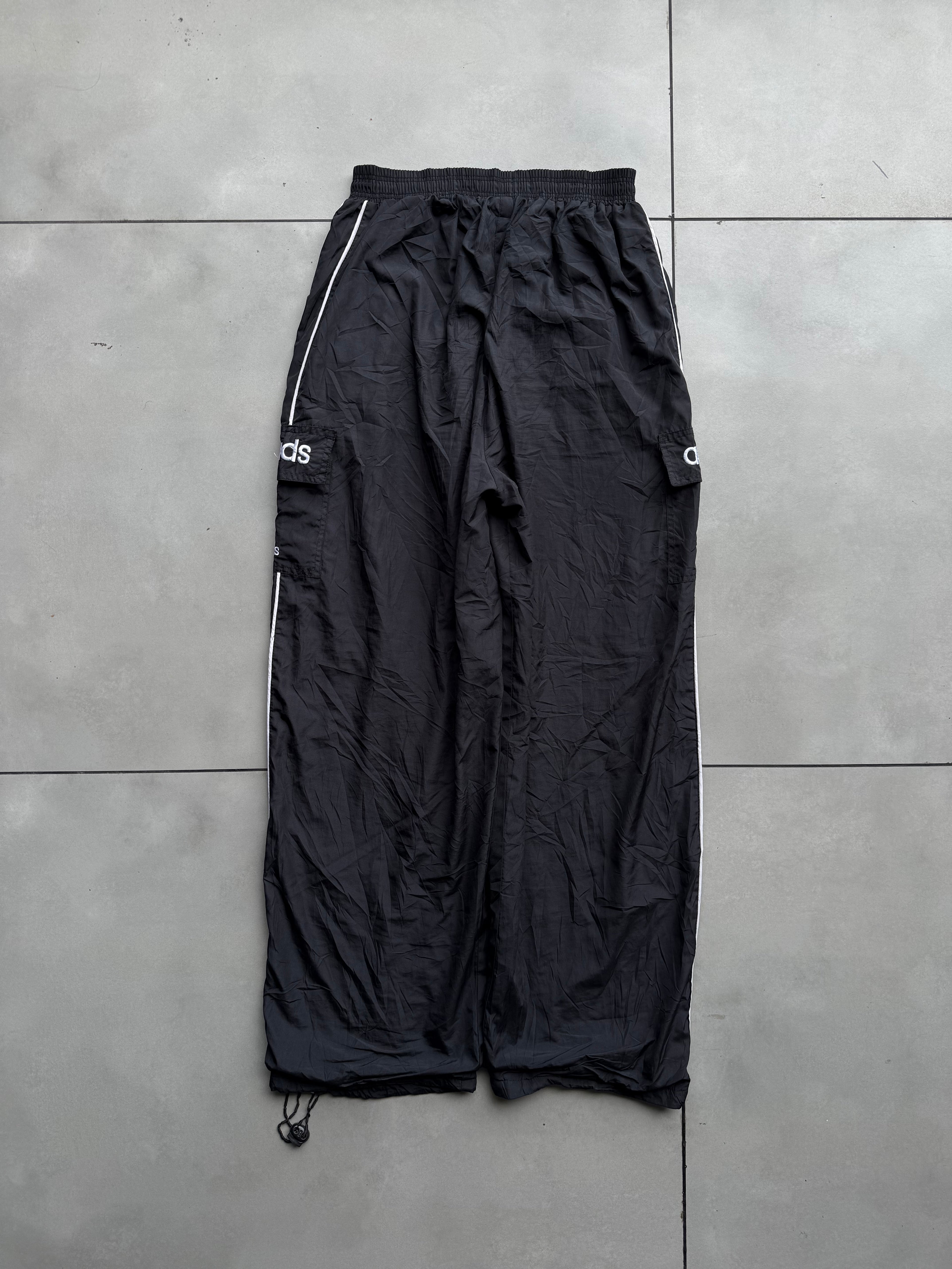 VINTAGE BLACK ADIDAS TRACK [ M -30]