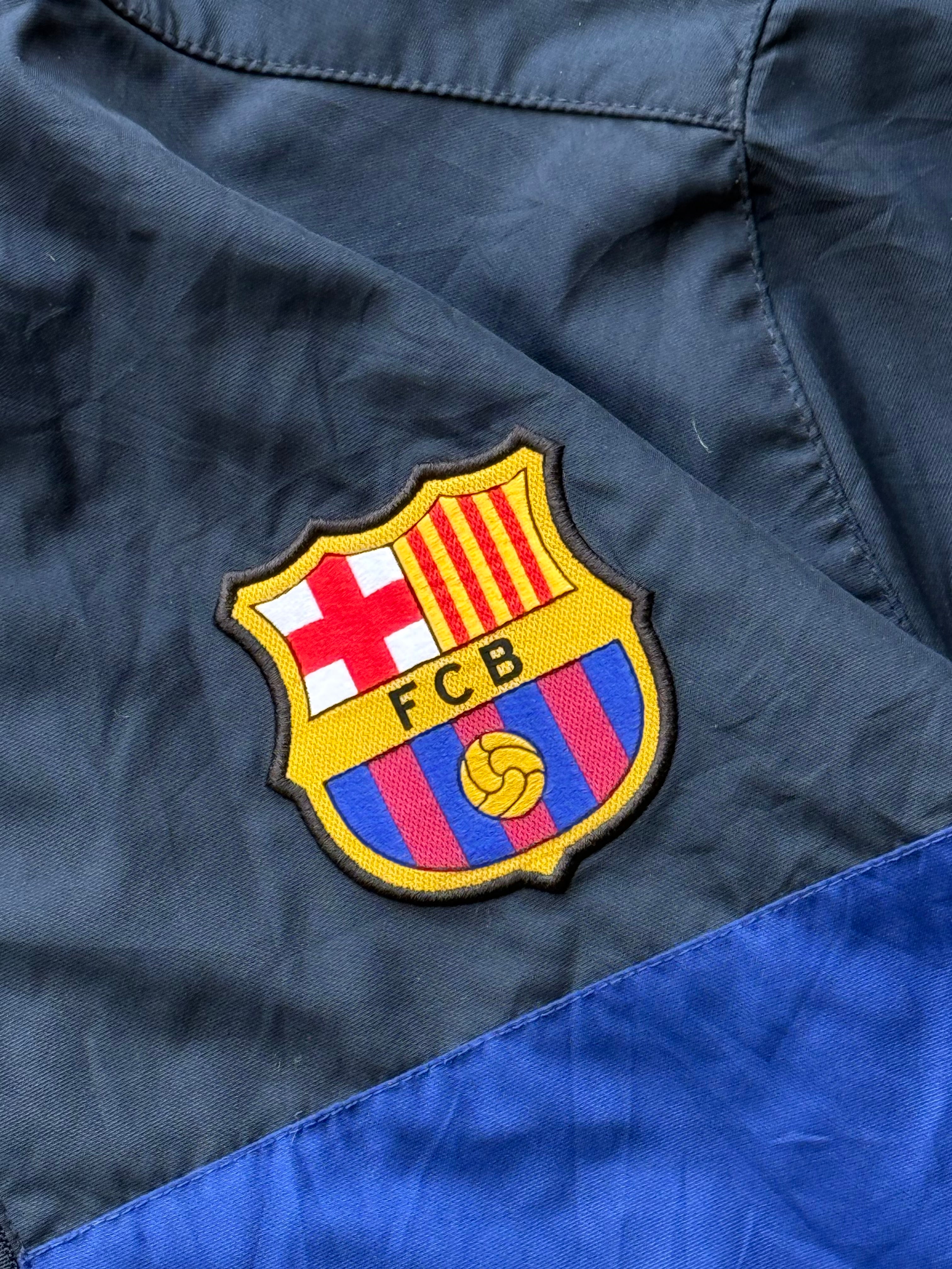 FC BARCELONA VINTAGE FOOTBALL JACKET-L