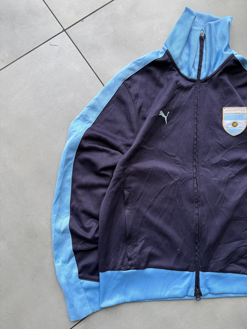 ARGENTINA VINTAGE FOOTBALL JACKET-M
