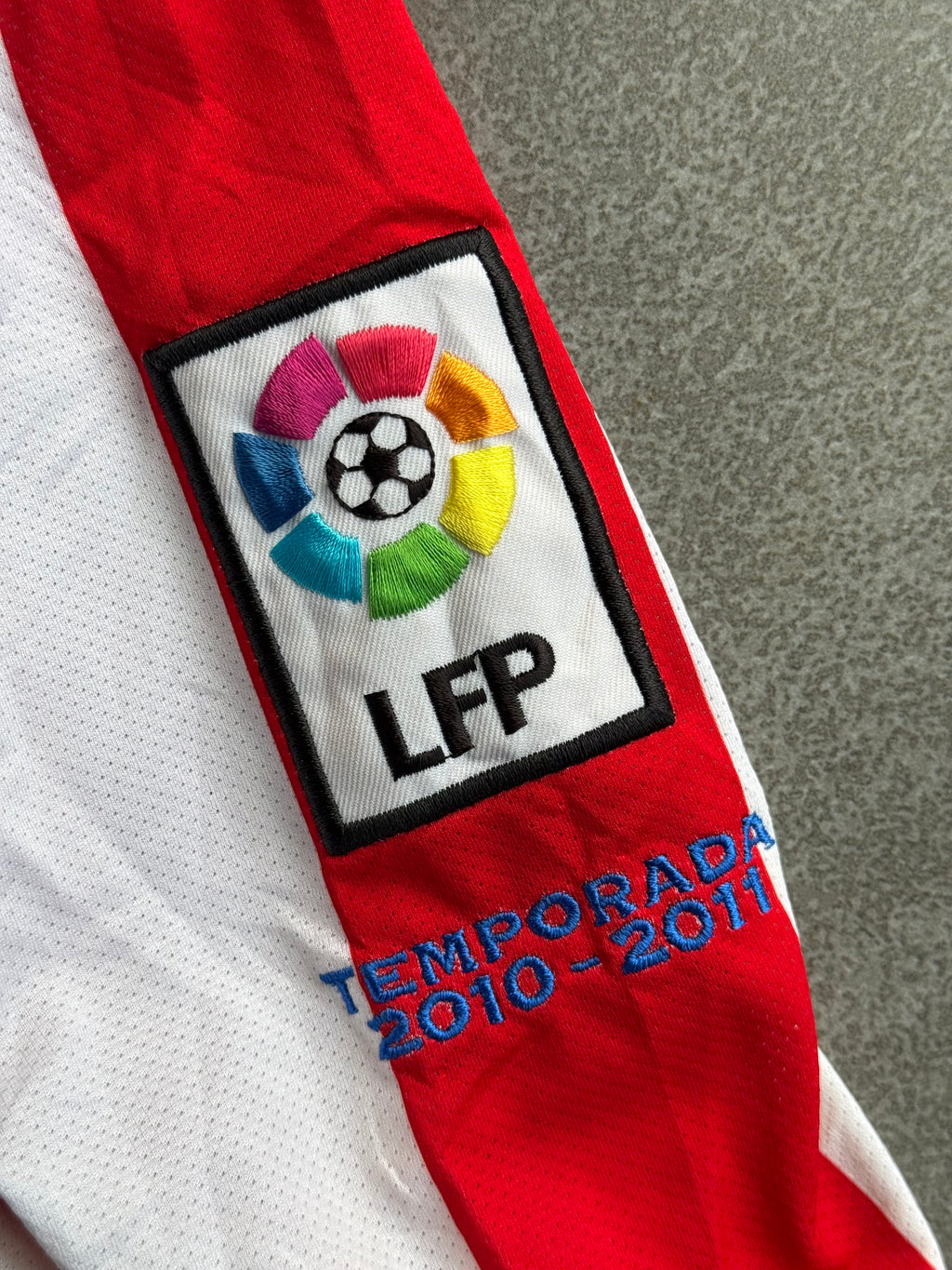 2010-ATLETICO MADRID HOME VINTAGE SHIRT-XL