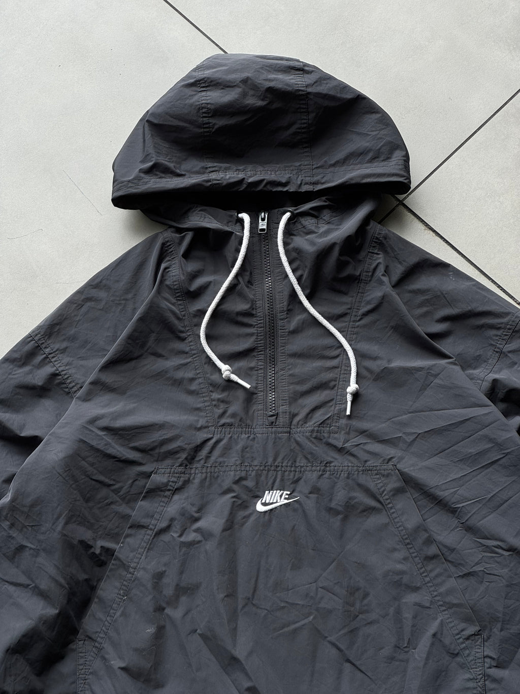 NIKE FULL BLACK VTG JACKET-XXL