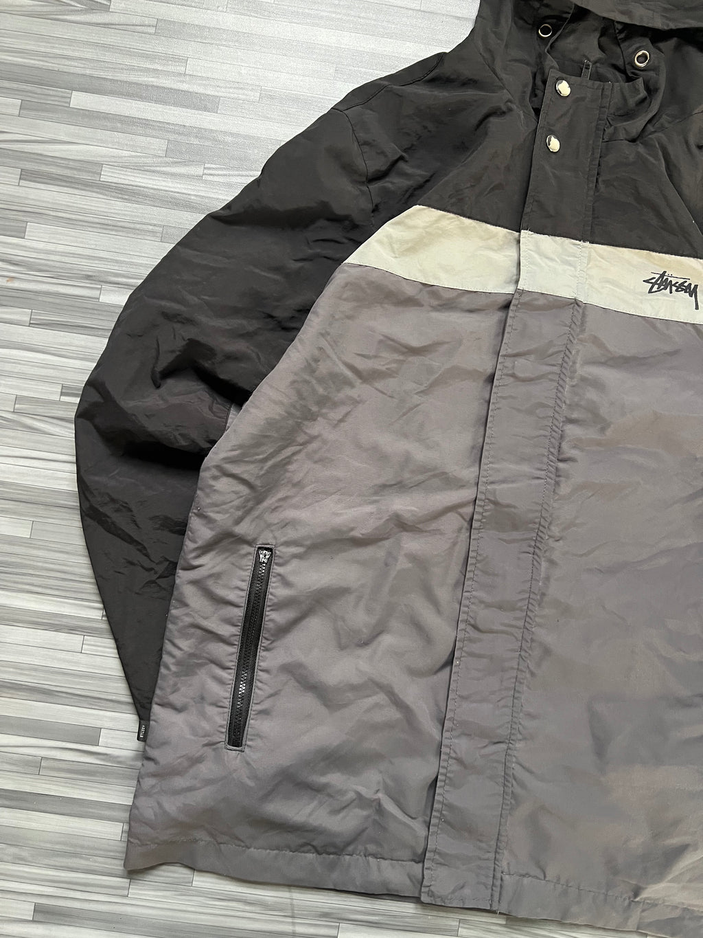 VINTAGE STUSSY JACKET-L