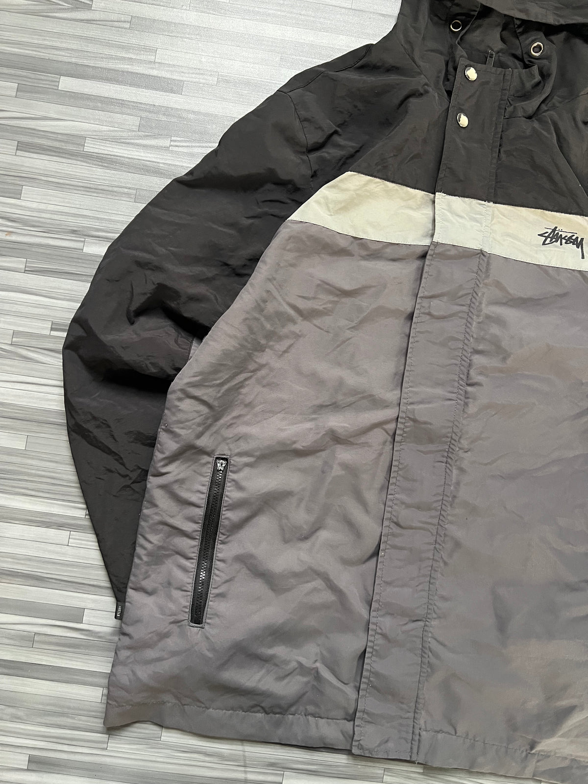 VINTAGE STUSSY JACKET-L