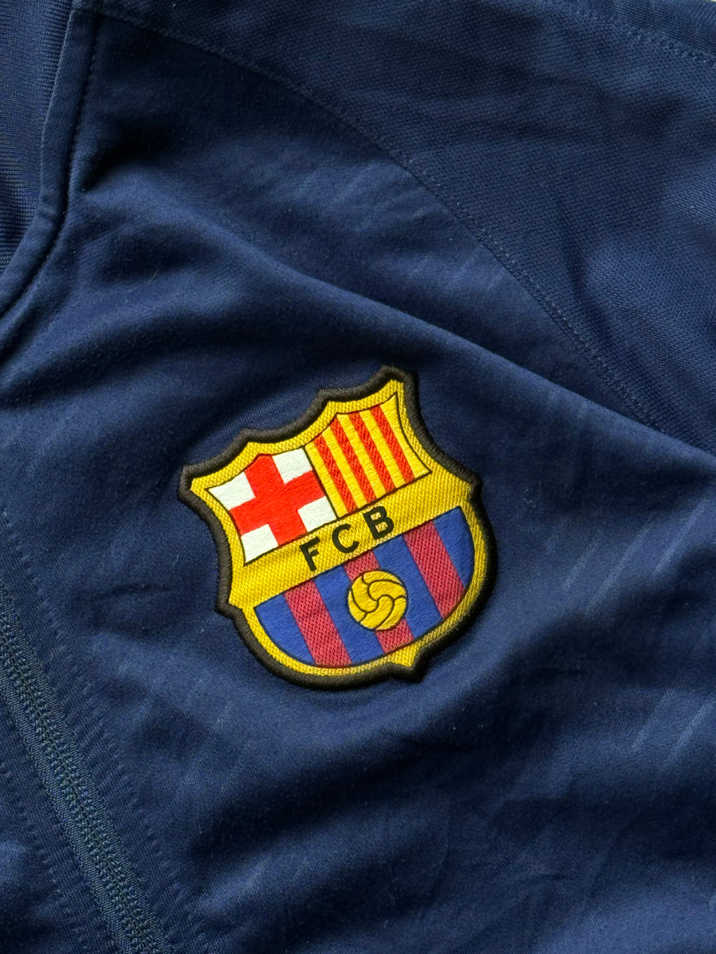 FC BARCELONA VINTAGE FOOTBALL JACKET-L