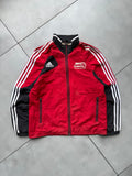 VINTAGE RED ADIDAS TRACK JACKET-M