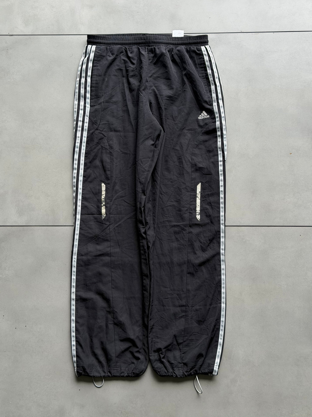 ADIDAS ORGINALS STRIPE BLACK TRACK PANT