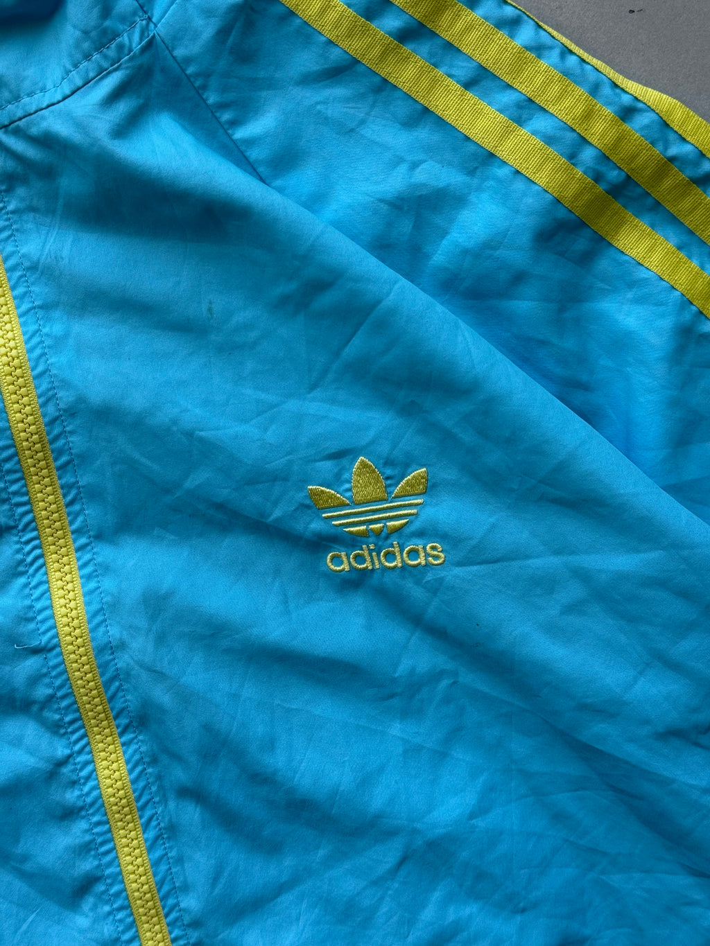 VINTAGE ADIDAS ORIGINALS REVERSIBLE HOODED WINDBREAKER-S