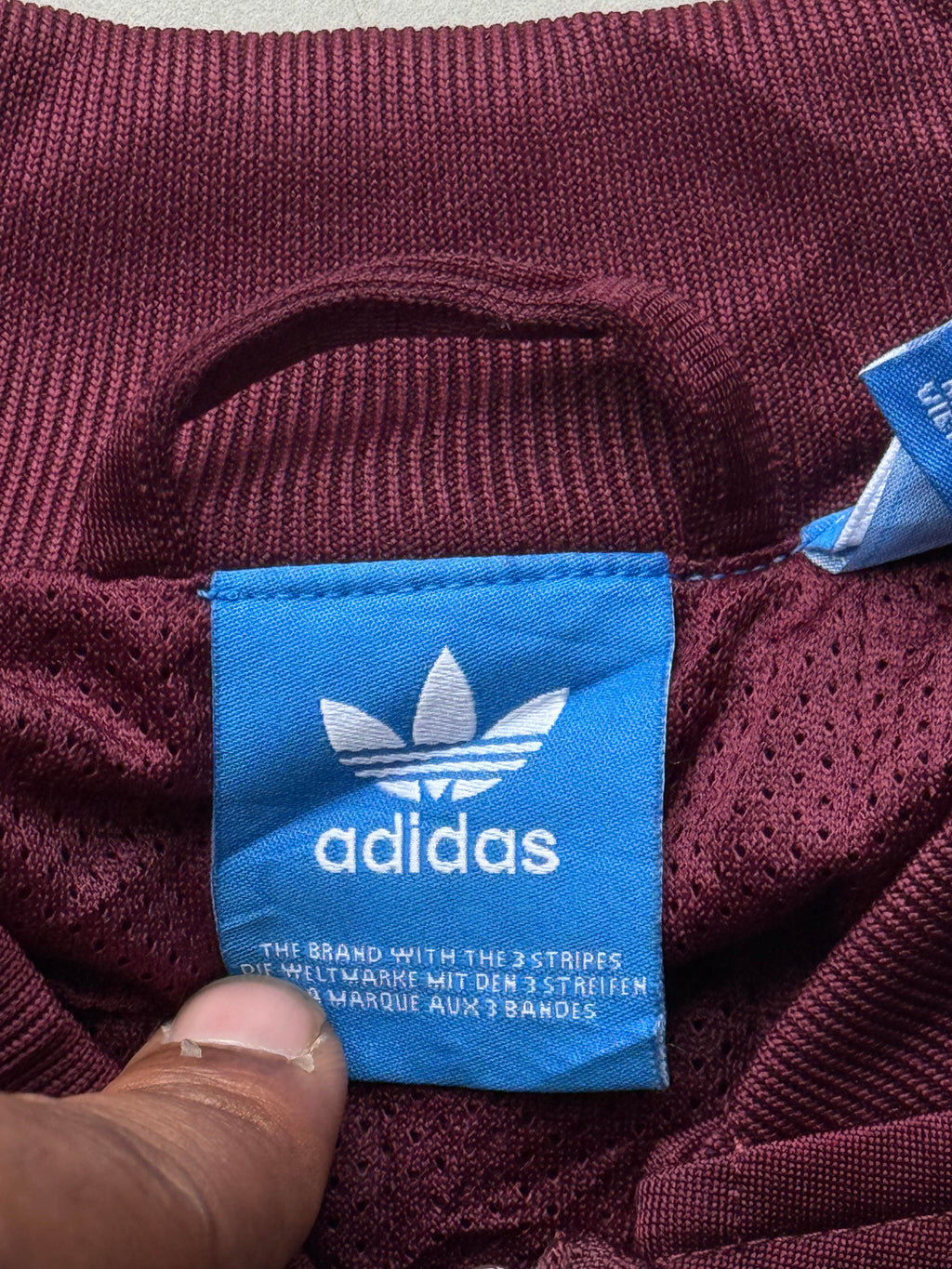 ADIDAS ORIGINALS RED TRACK JACKET-M