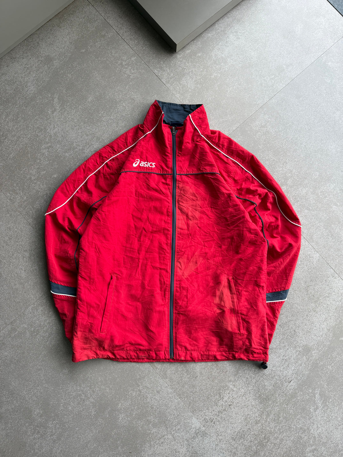 ASICS RED VINTAGE JACKET-L
