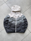 WHITE NIKE HOODE PUFFER JACKET -[S]