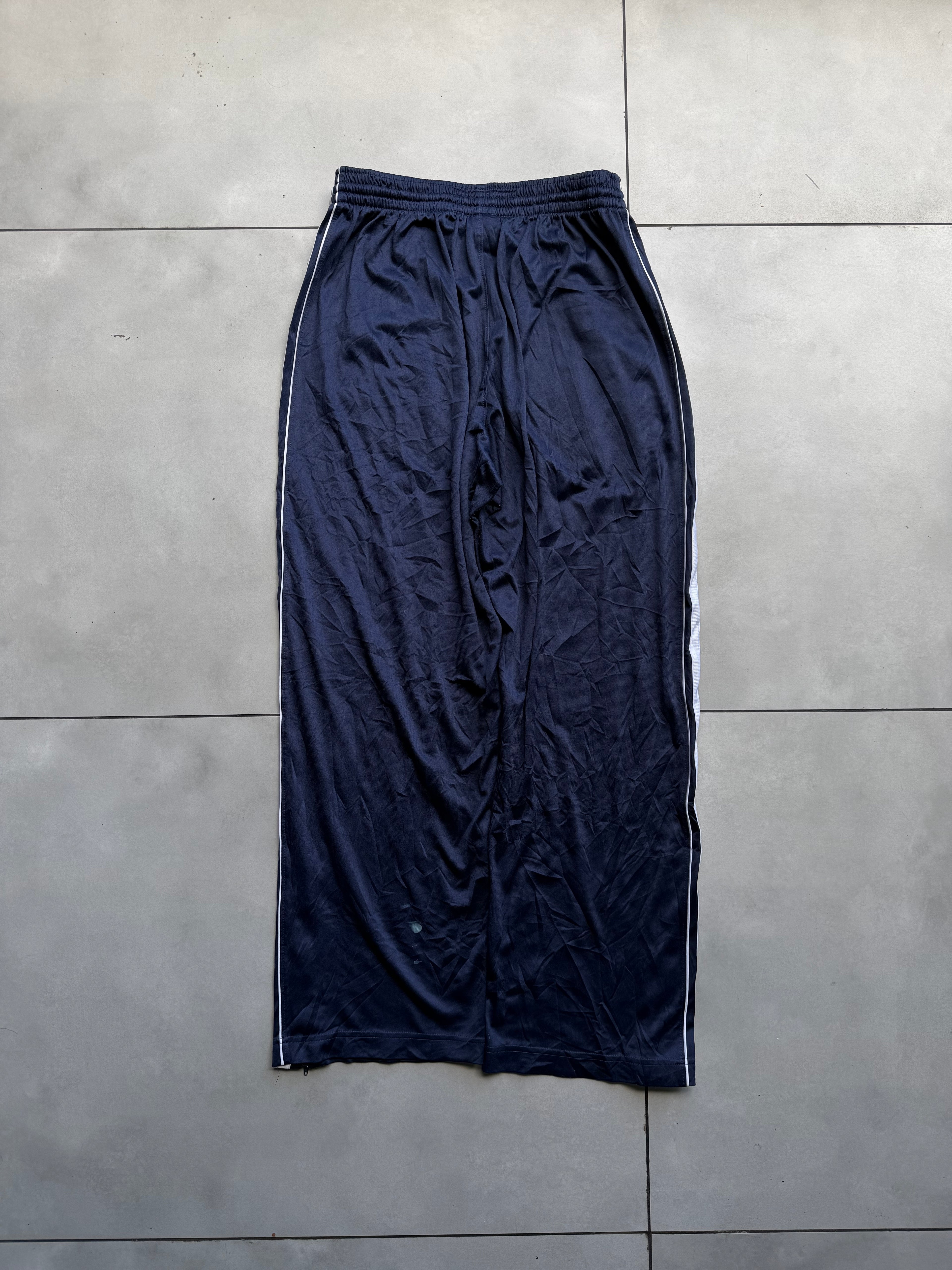 VINTAGE NIKE NAVY BLUE STRIPED WIDE LEG [ 30-M]