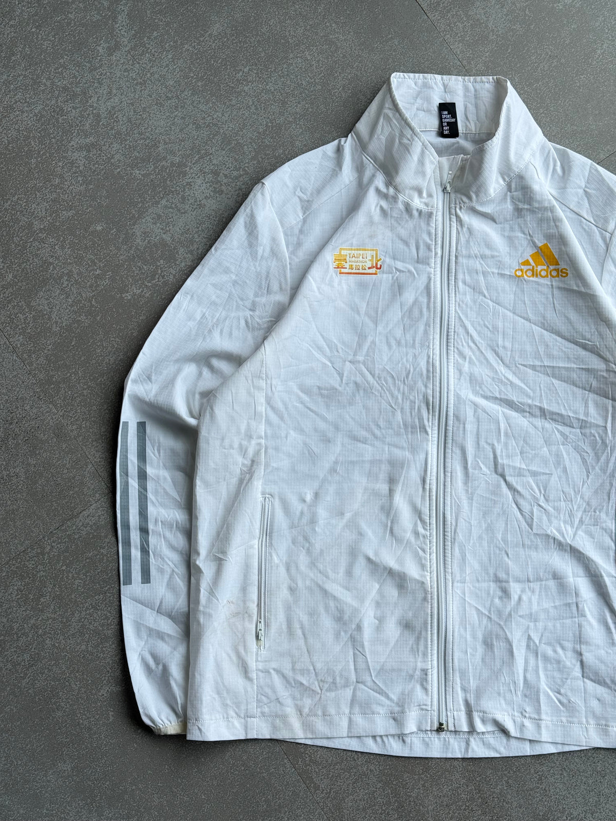 ADIDAS JACKET WHITE -M