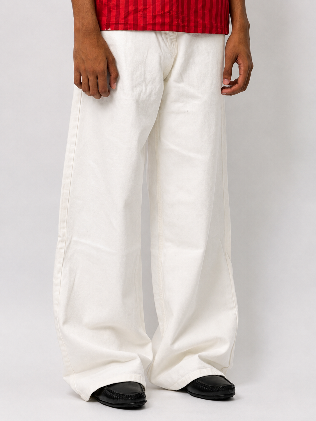 OWN WHITE WIDE-LEG