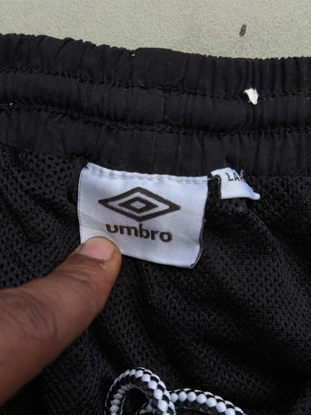UMBRO BLACK TRACK PENT [ M-30]