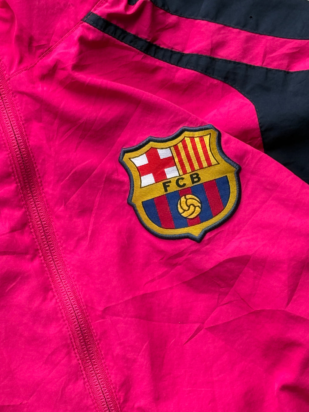 FC BARCELONA VINTAGE FOOTBALL JACKET-M