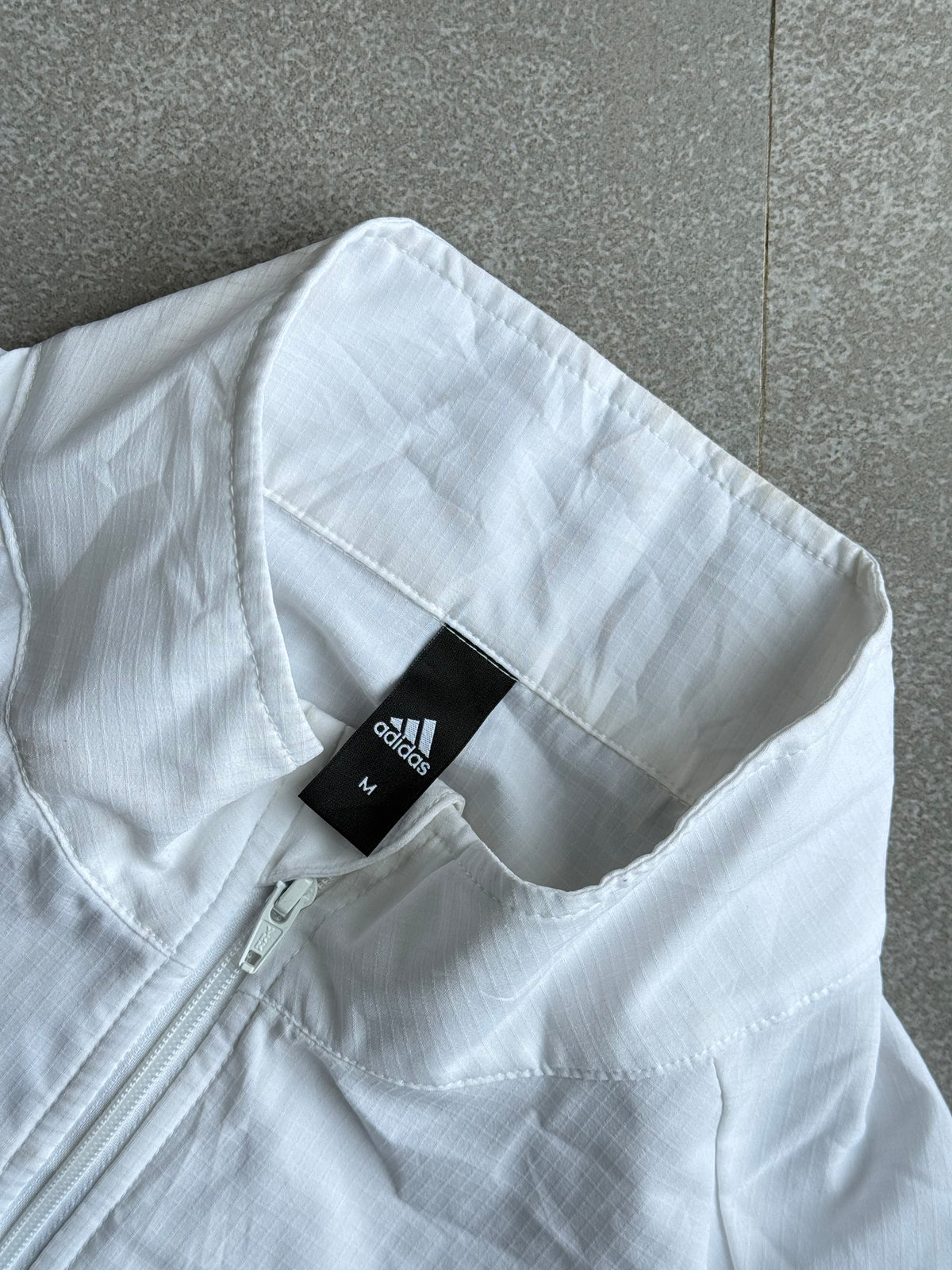 ADIDAS JACKET WHITE -M