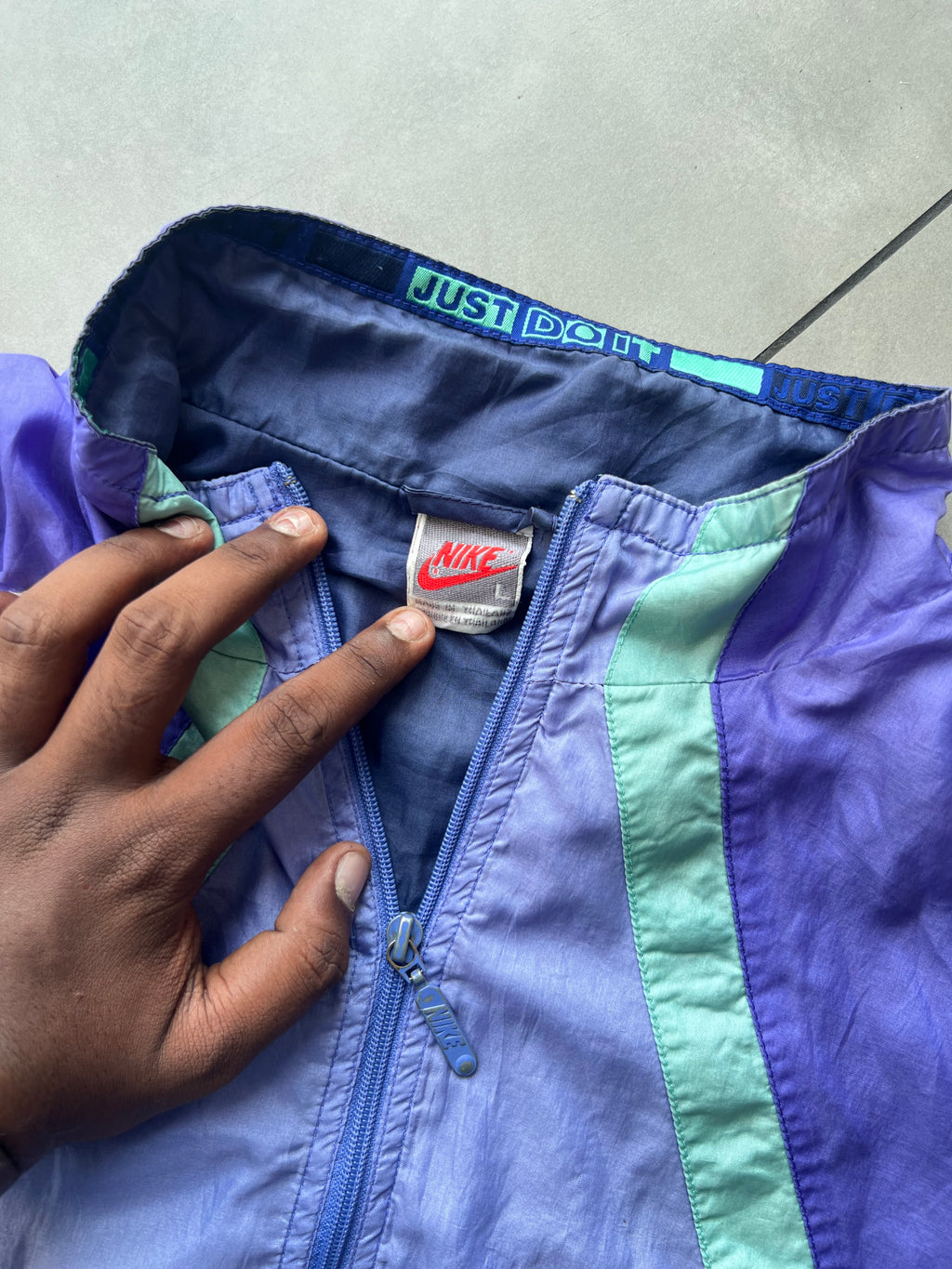 NIKE “JUSTDOIT” VTG JACKET- XXL